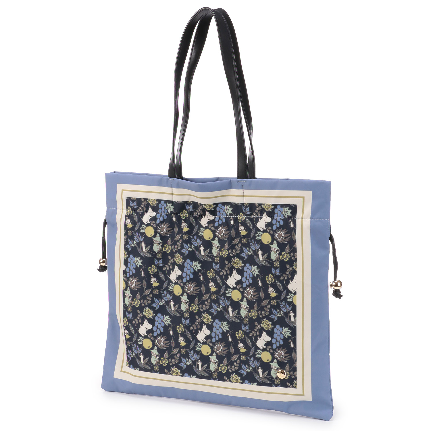 MOOMIN スカーフ柄巾着トートバッグ - 画像11