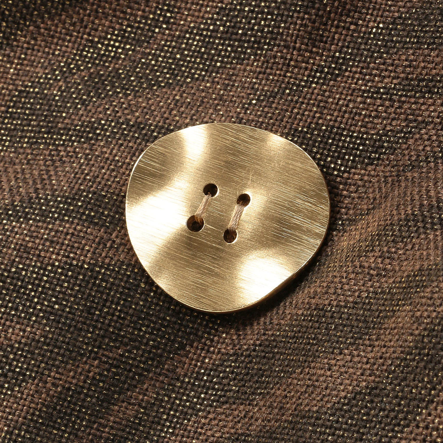 Nananoel ゼブラ柄メタルボタントートバッグ - 画像4