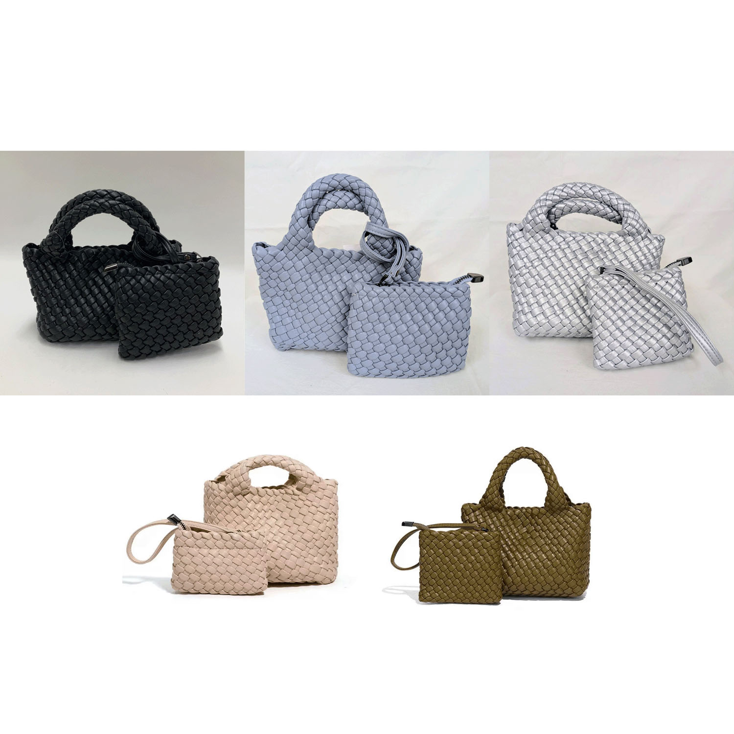 【21－00 在庫ある分で終了】メッシュミニポーチ付き2WAYバッグ - 画像2