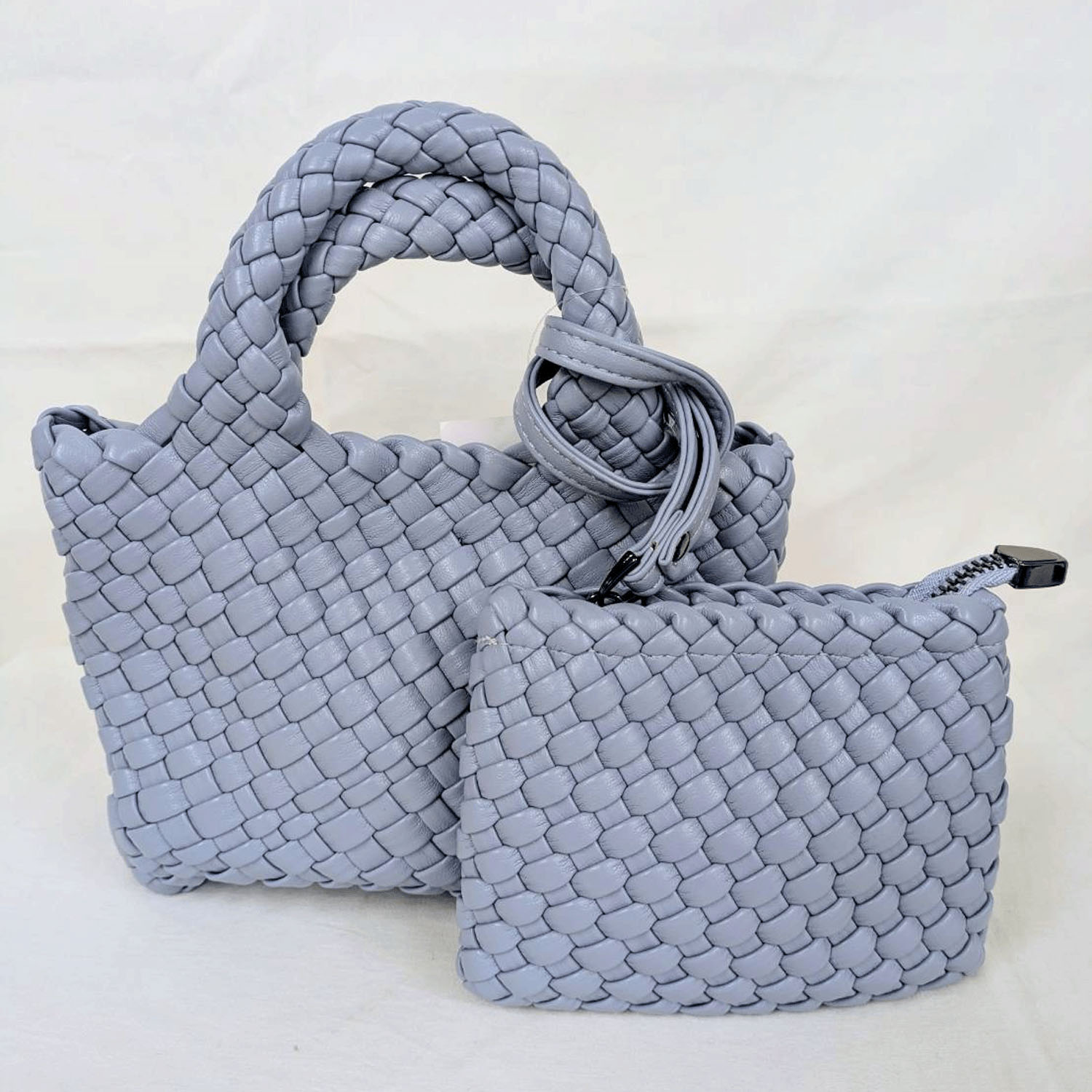 【21－00 在庫ある分で終了】メッシュミニポーチ付き2WAYバッグ - 画像6