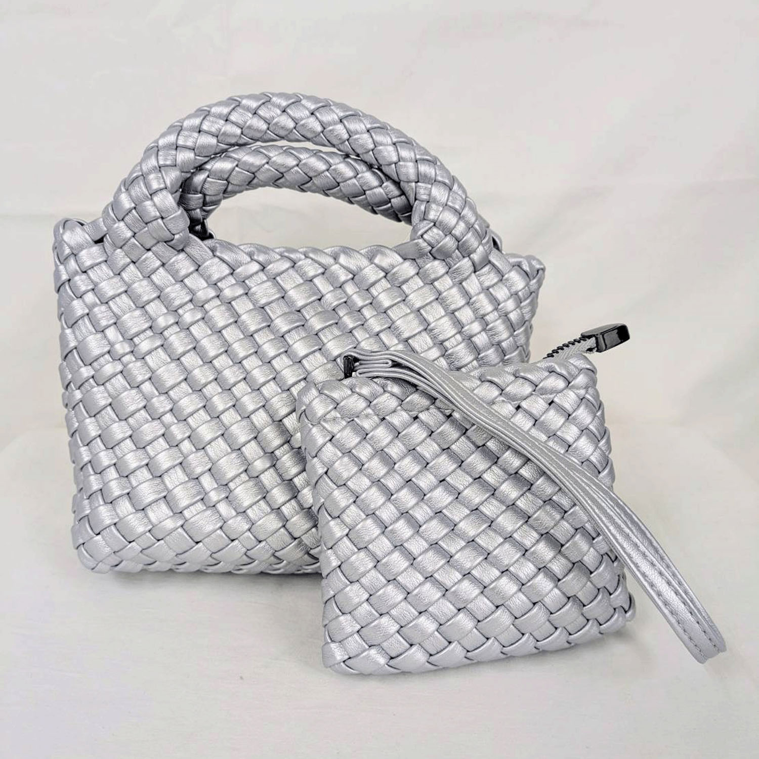 【21－00 在庫ある分で終了】メッシュミニポーチ付き2WAYバッグ - 画像7