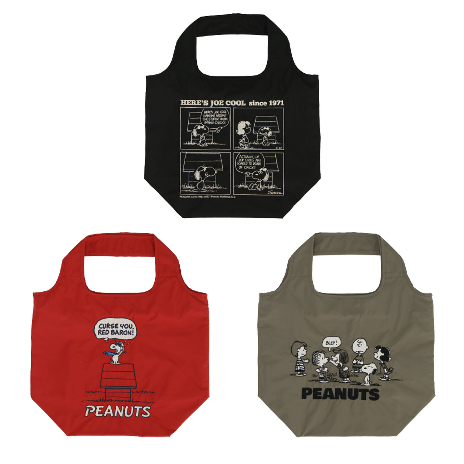 PEANUTS刺繍トートバッグ