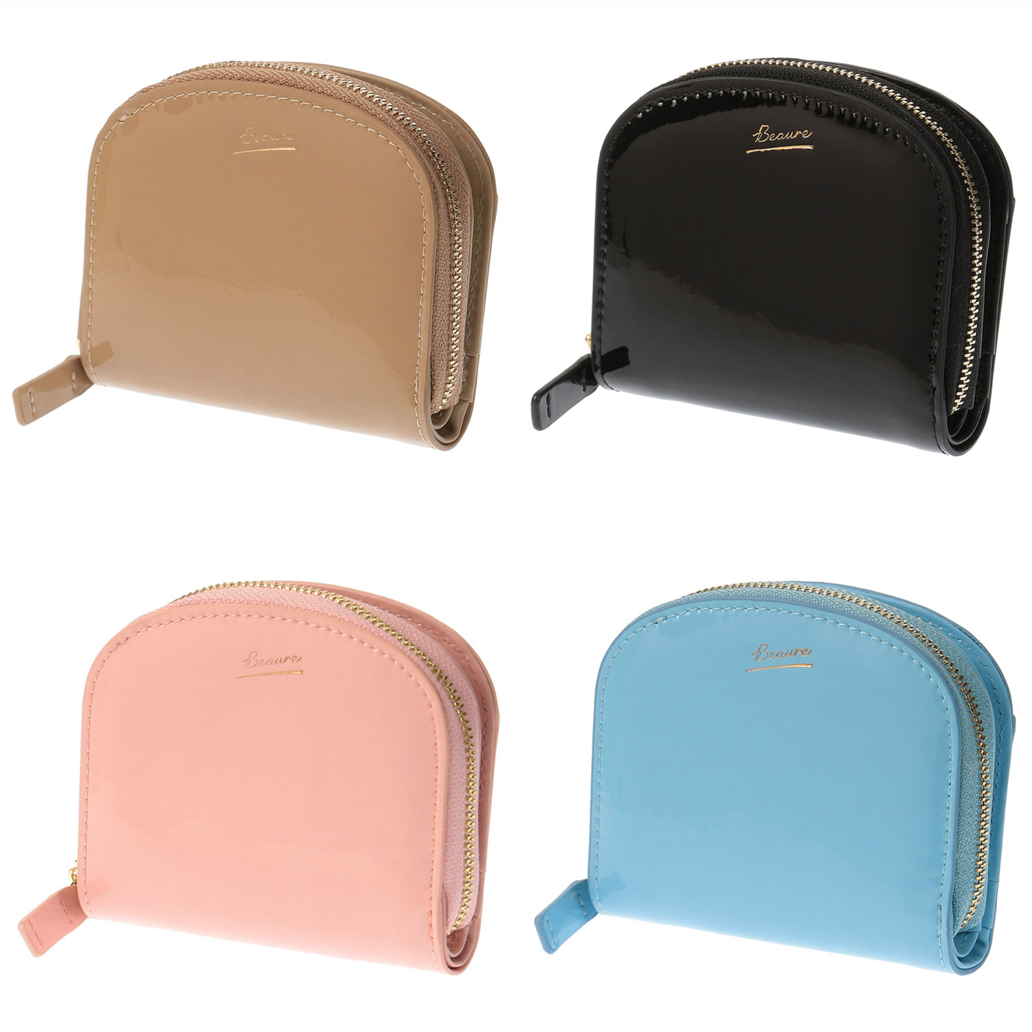 BEAURE エナメルアーチミニウォレット - 画像1