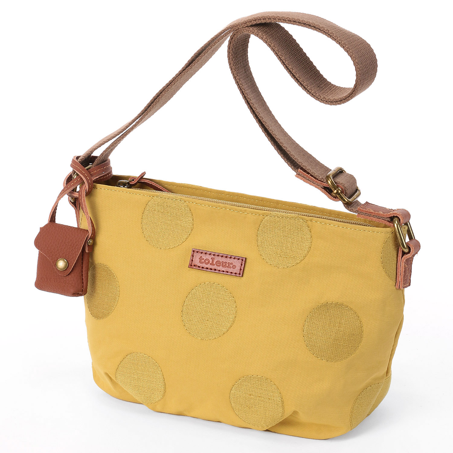 toleur ドット刺繍横型ショルダーバッグ - 画像6