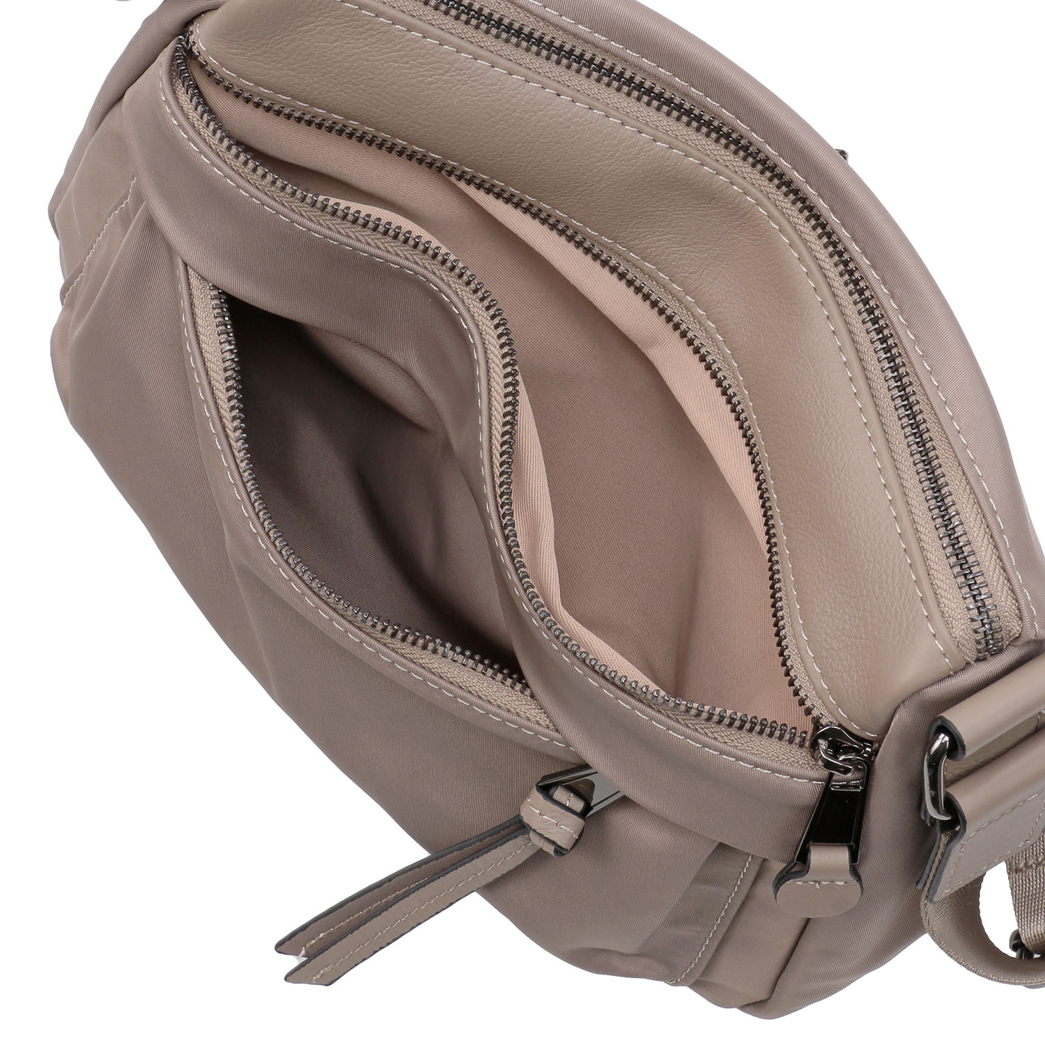 ナイロン×牛革ショルダーバッグ - 画像5