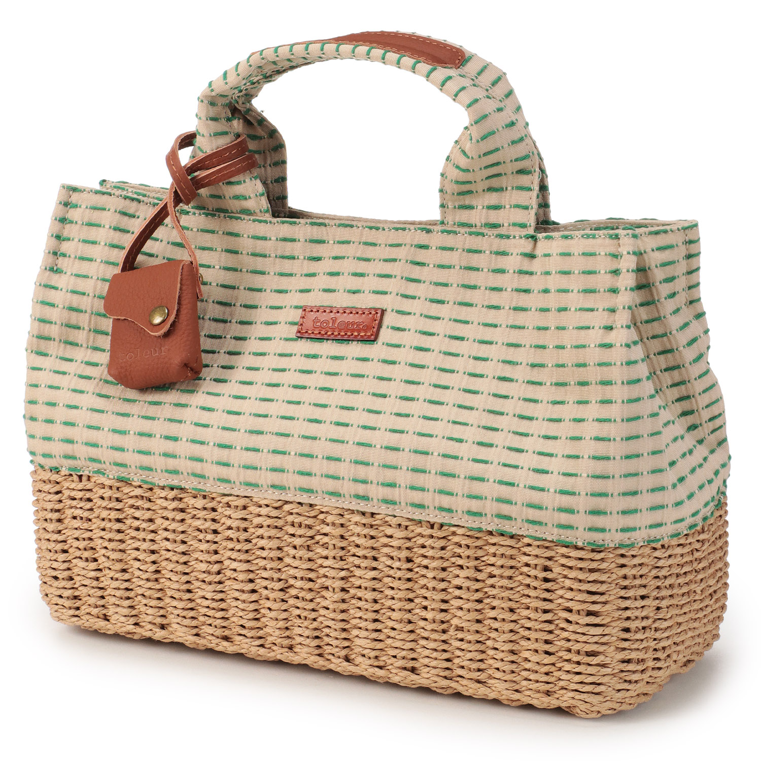 【在庫ある分で終了】toleur ペーパー編みトートバッグ - 画像2
