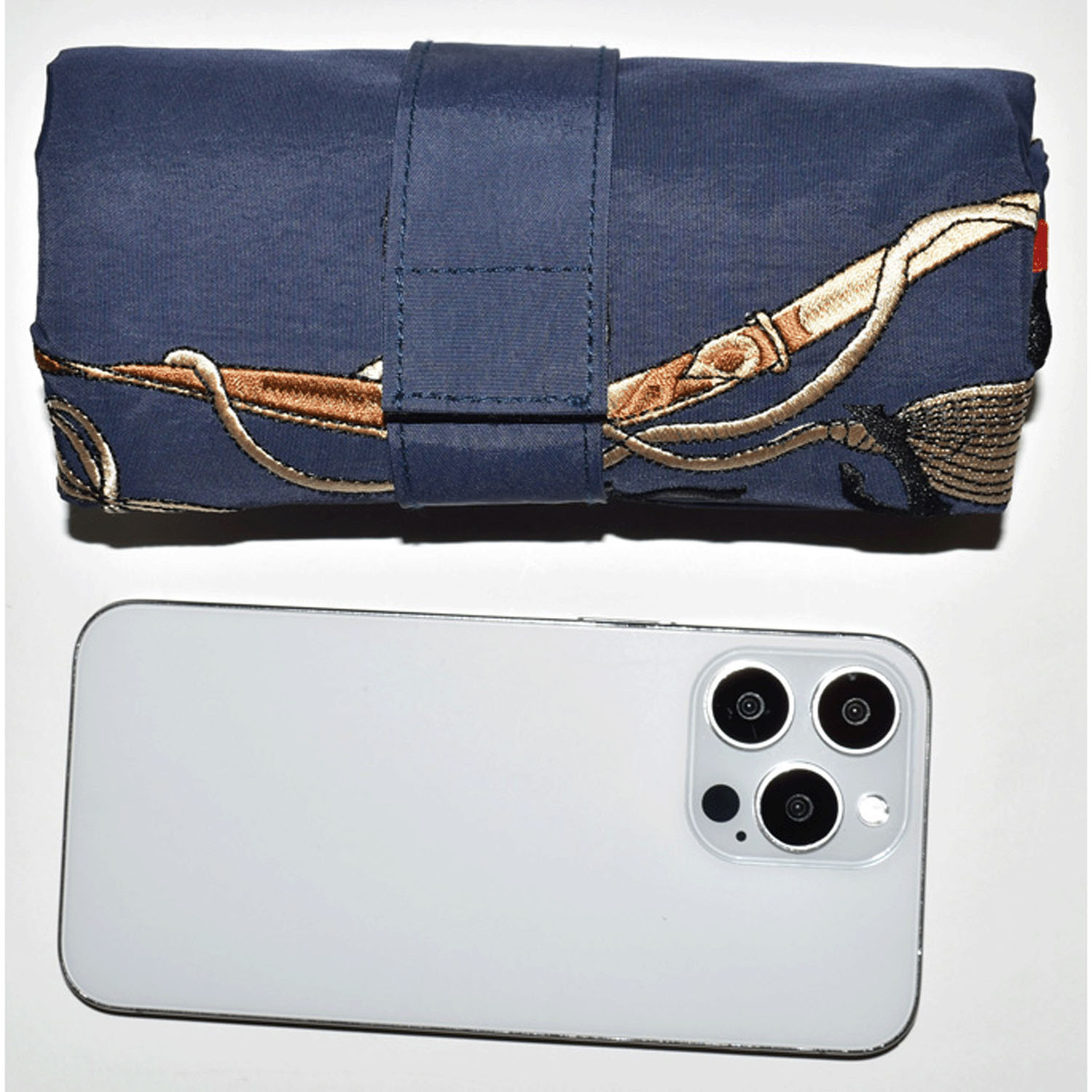 馬柄刺繍コンパクトトートバッグ - 画像10