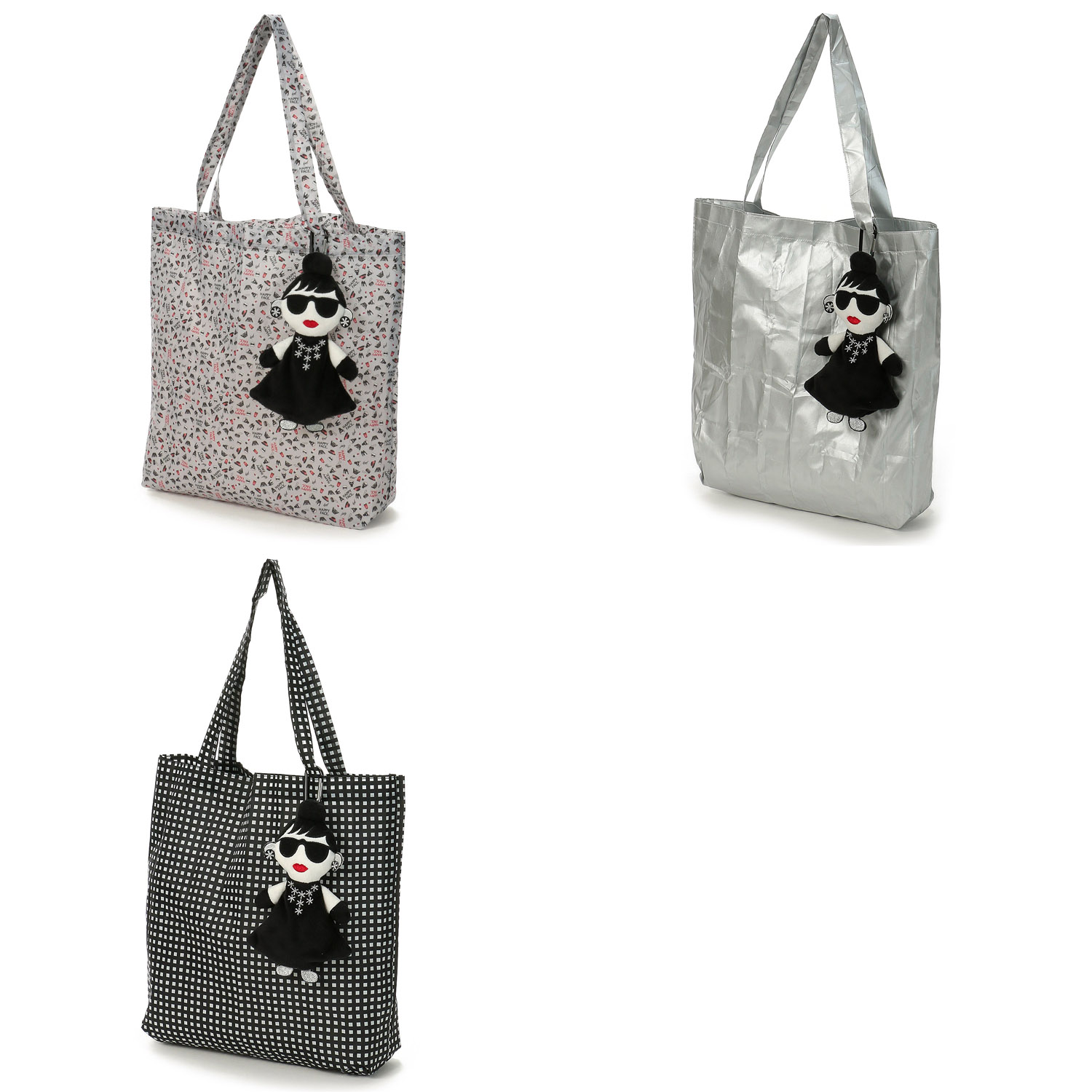 【エトワールオリジナル】HAPPY FACE レディエマ マスコット付きエコバッグ - 画像12