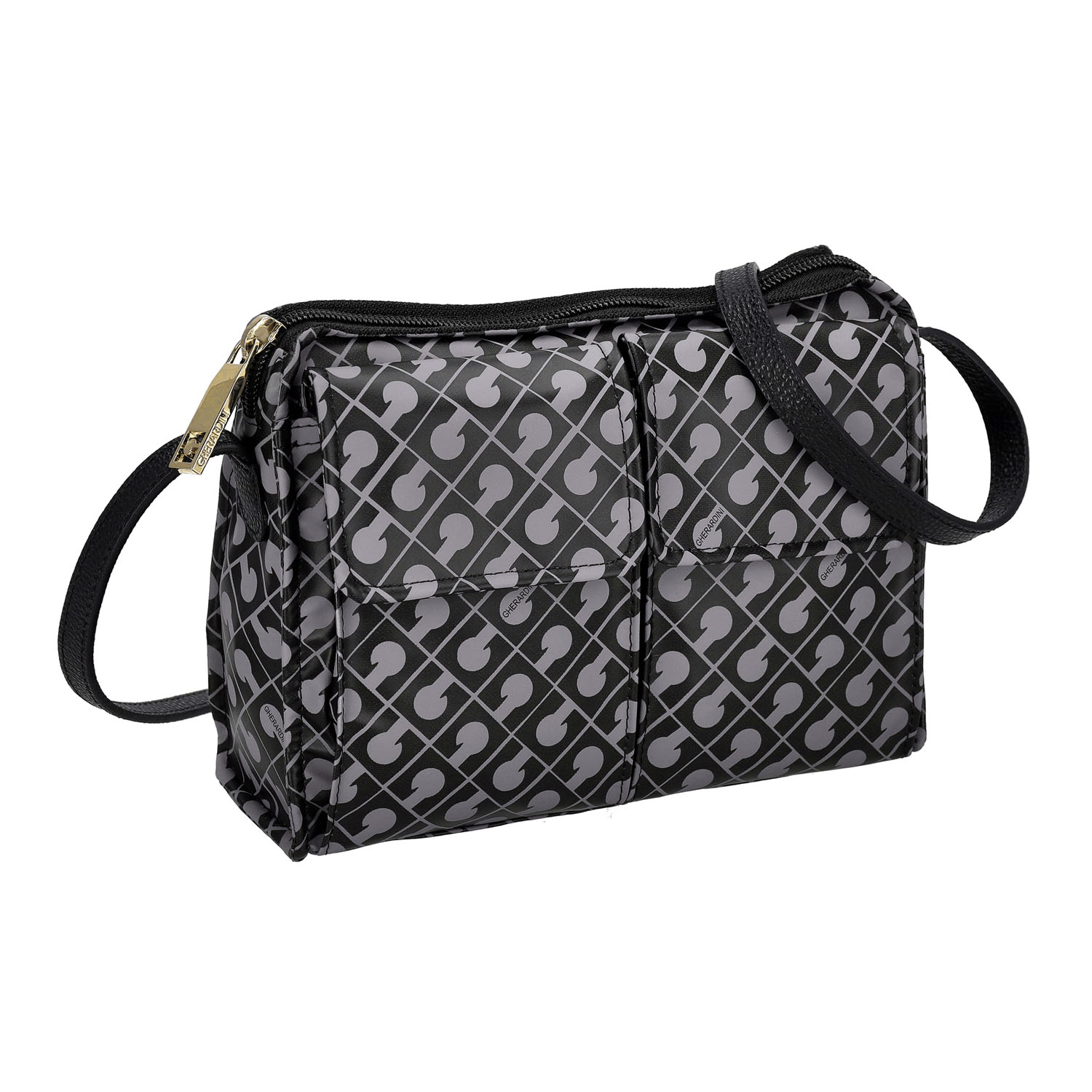 GHERARDINI SOFTY Wポケットショルダーバッグ - 画像4