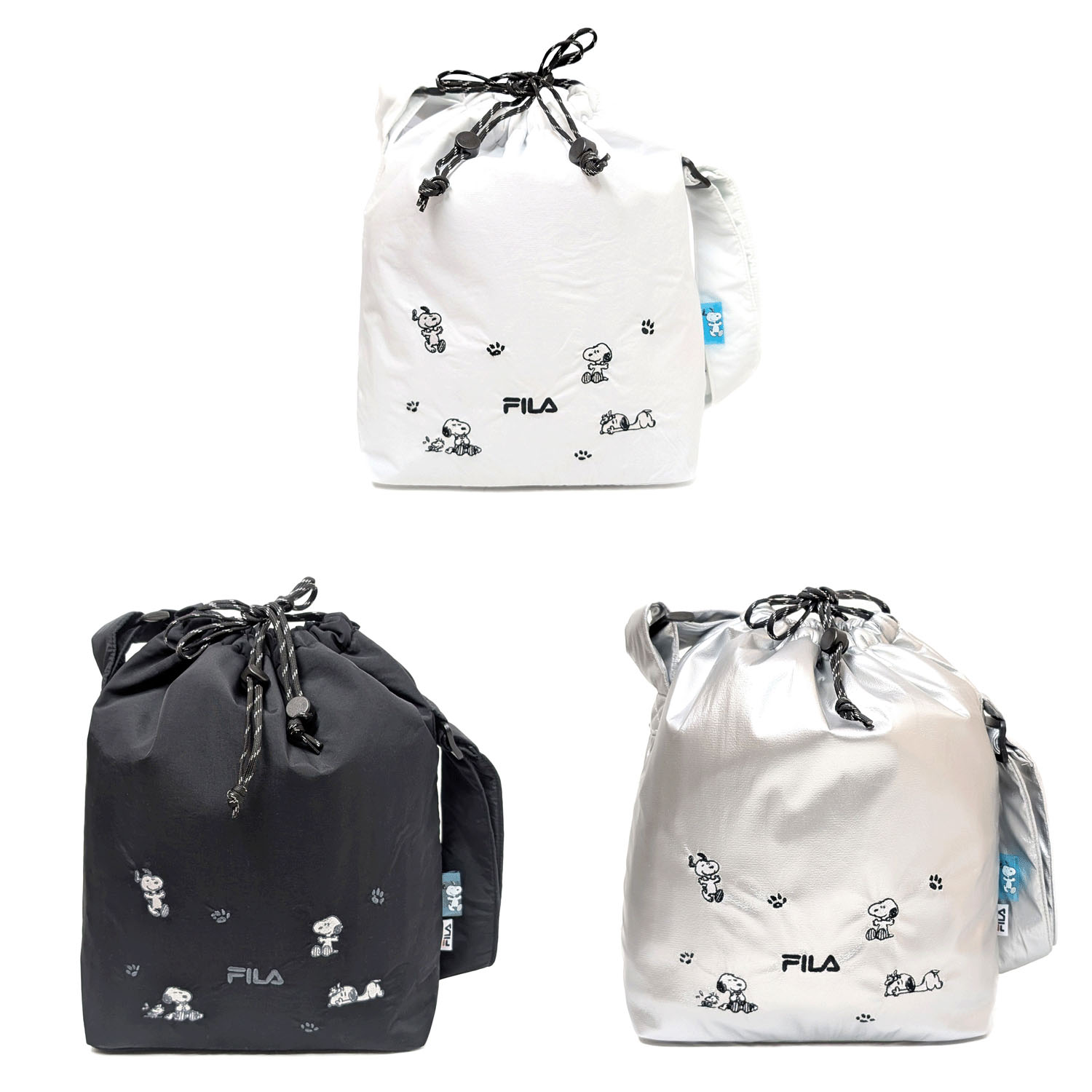 FILA×PEANUTS ナイロンドロストショルダーバッグ - 画像1