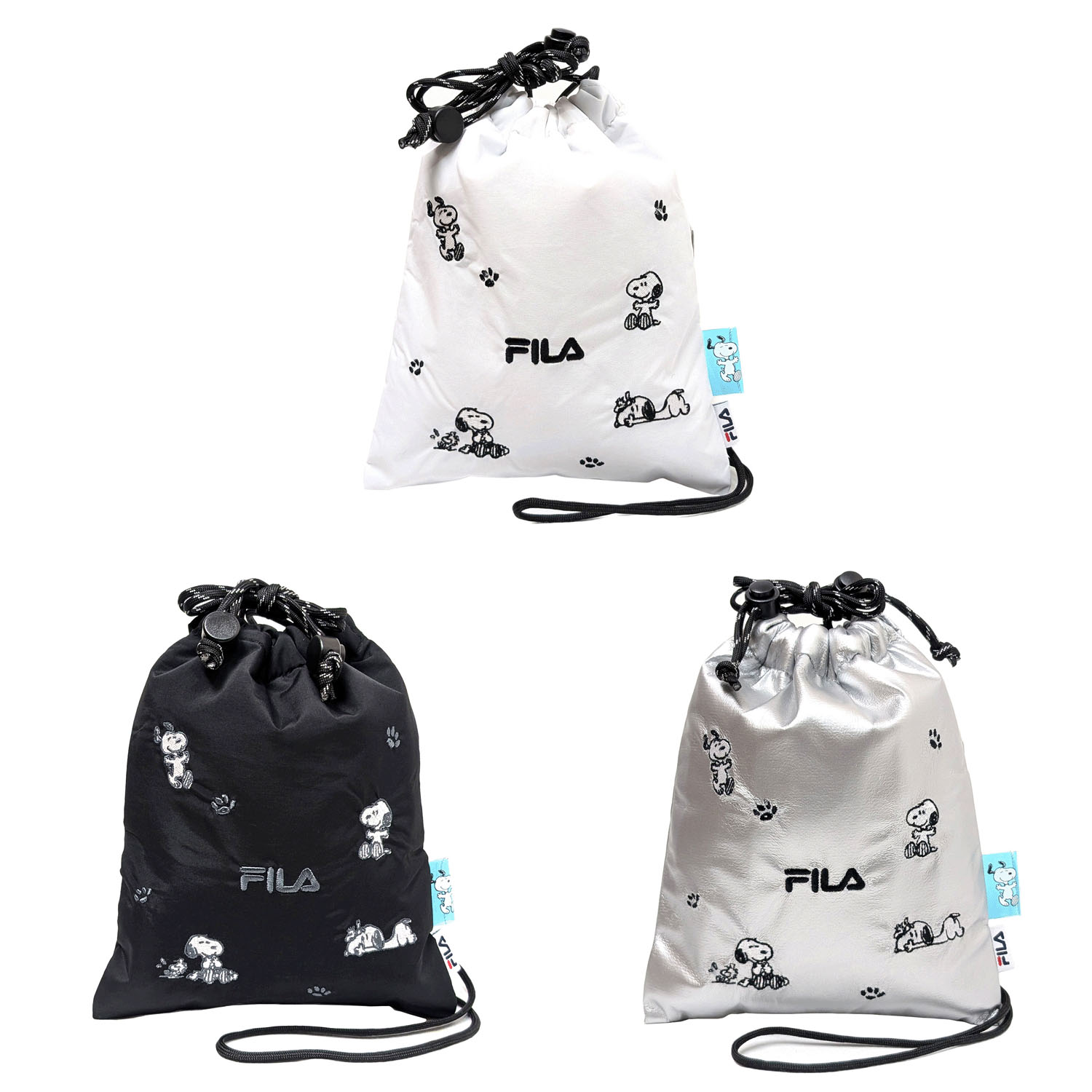 FILA×PEANUTS ドロストミニショルダーバッグ