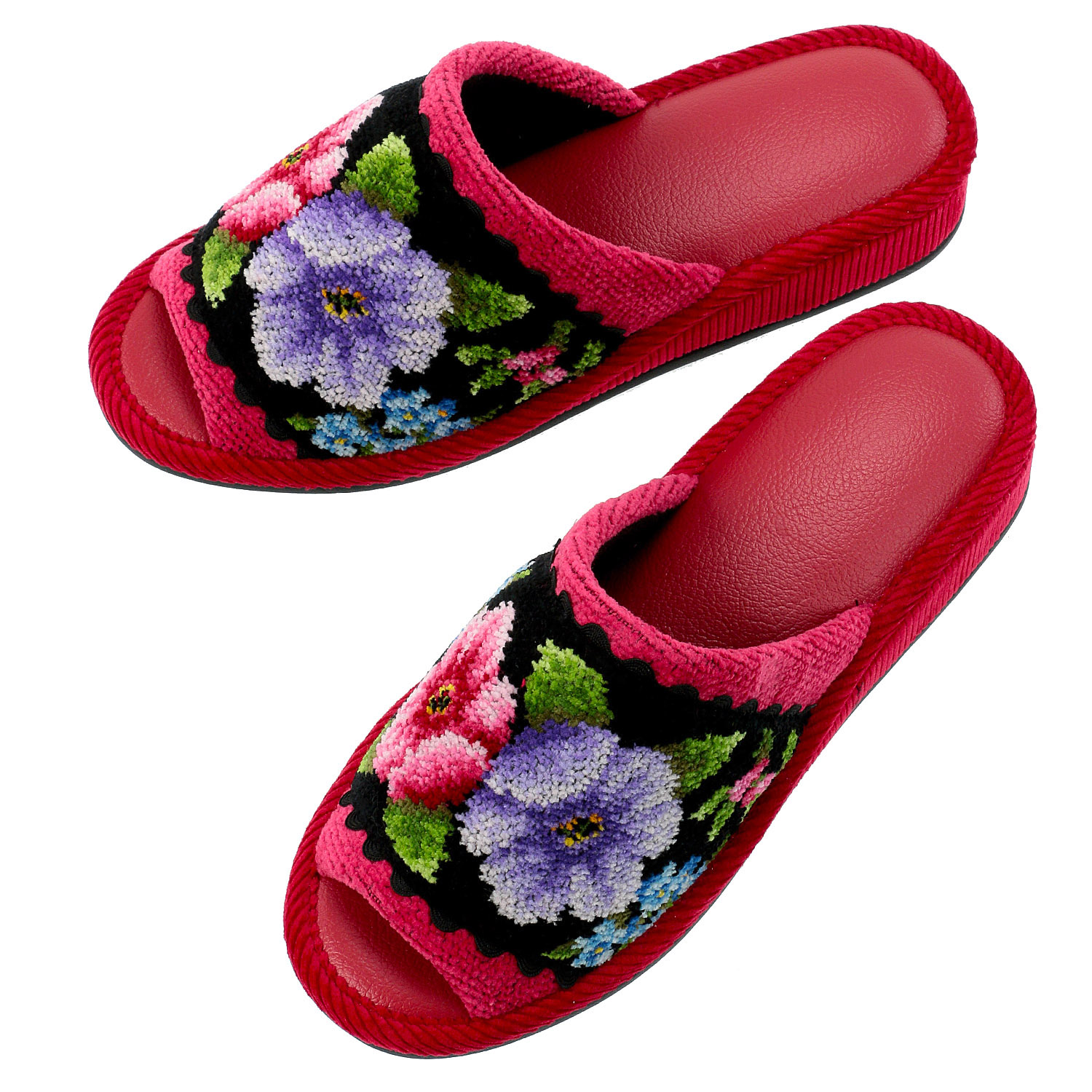 【74：在庫限り】FEILERアデルフローリア ヒールスリッパ（ADF222027） - 画像2