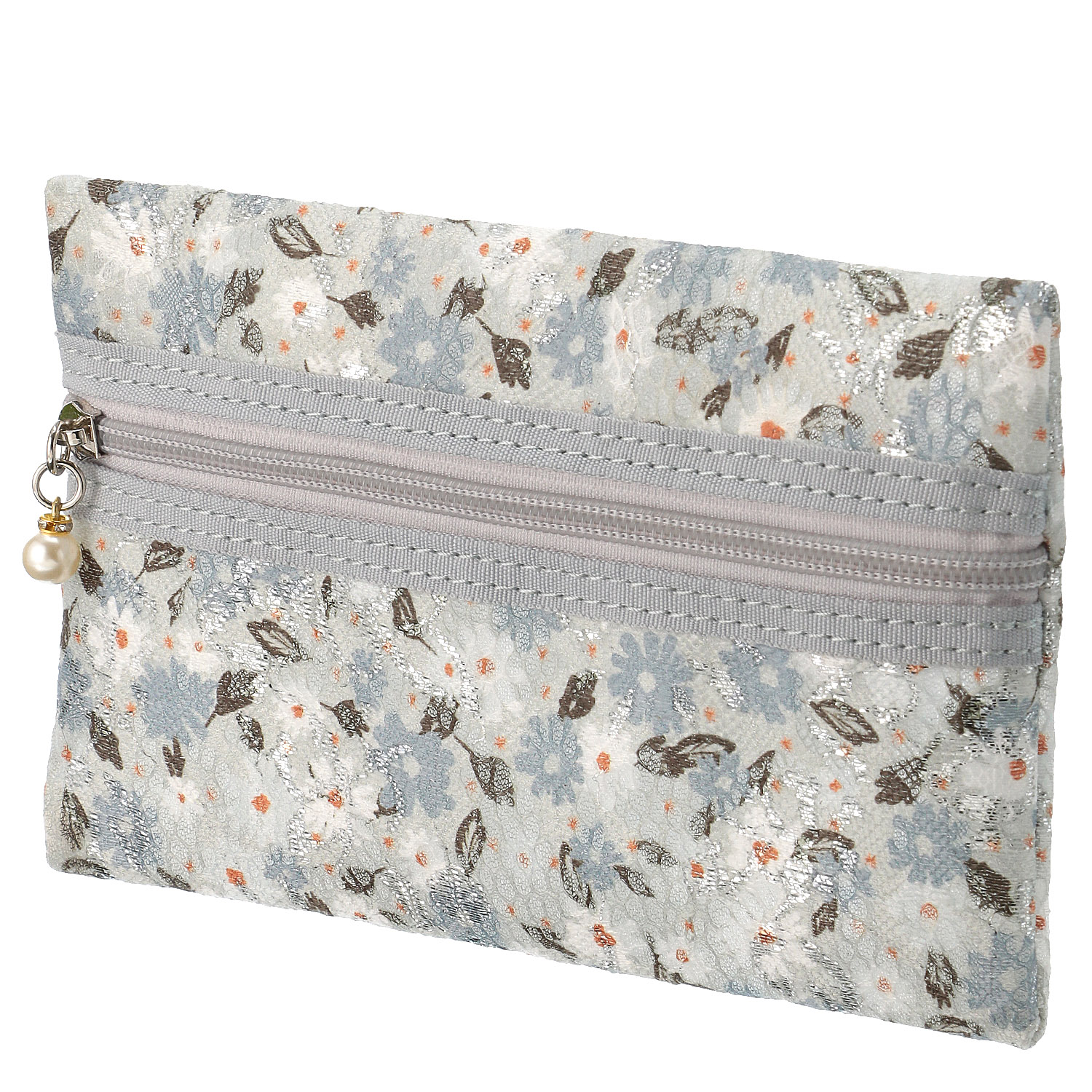 メッシュ花柄3Pポーチ - 画像3