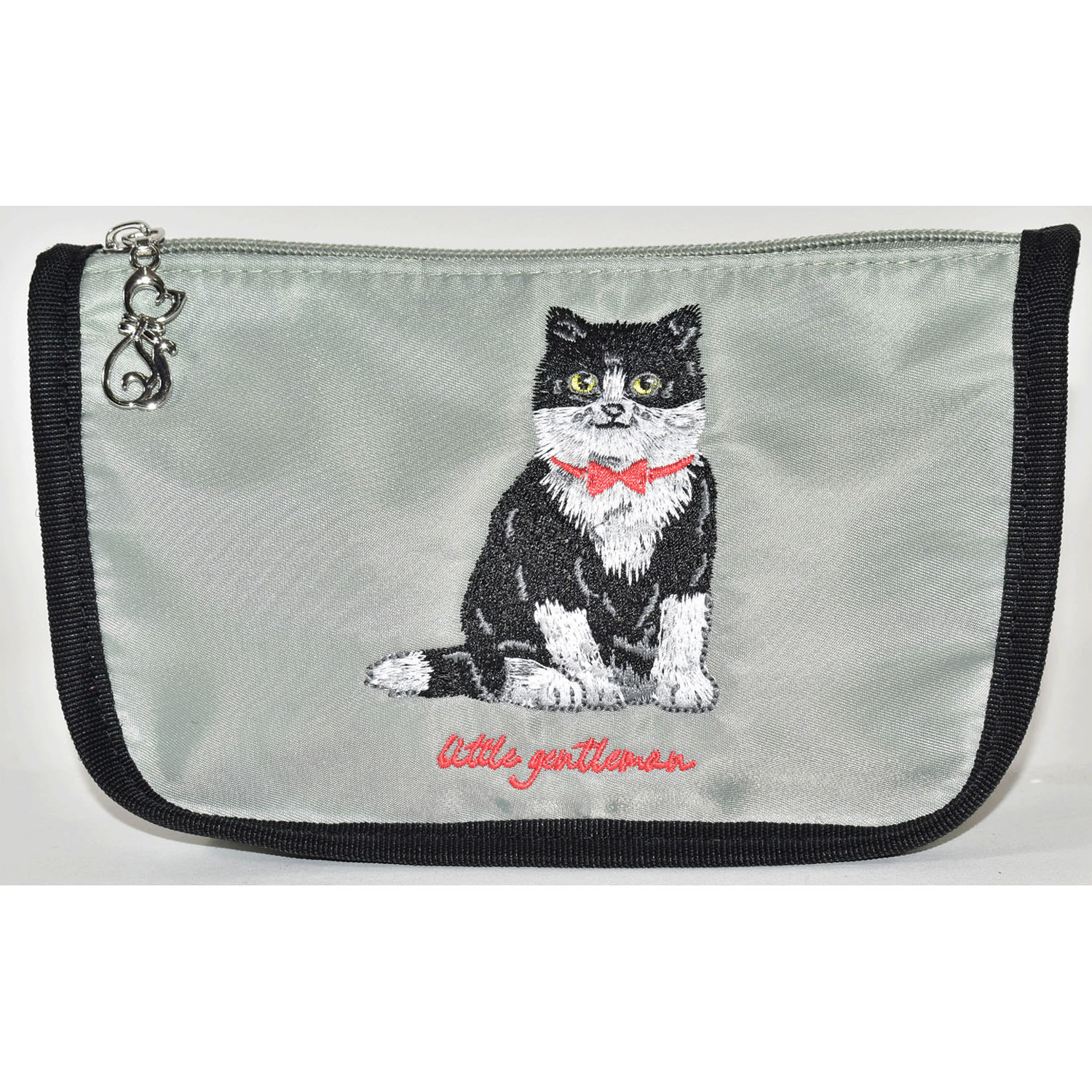 ネコ刺繍ポーチ - 画像3