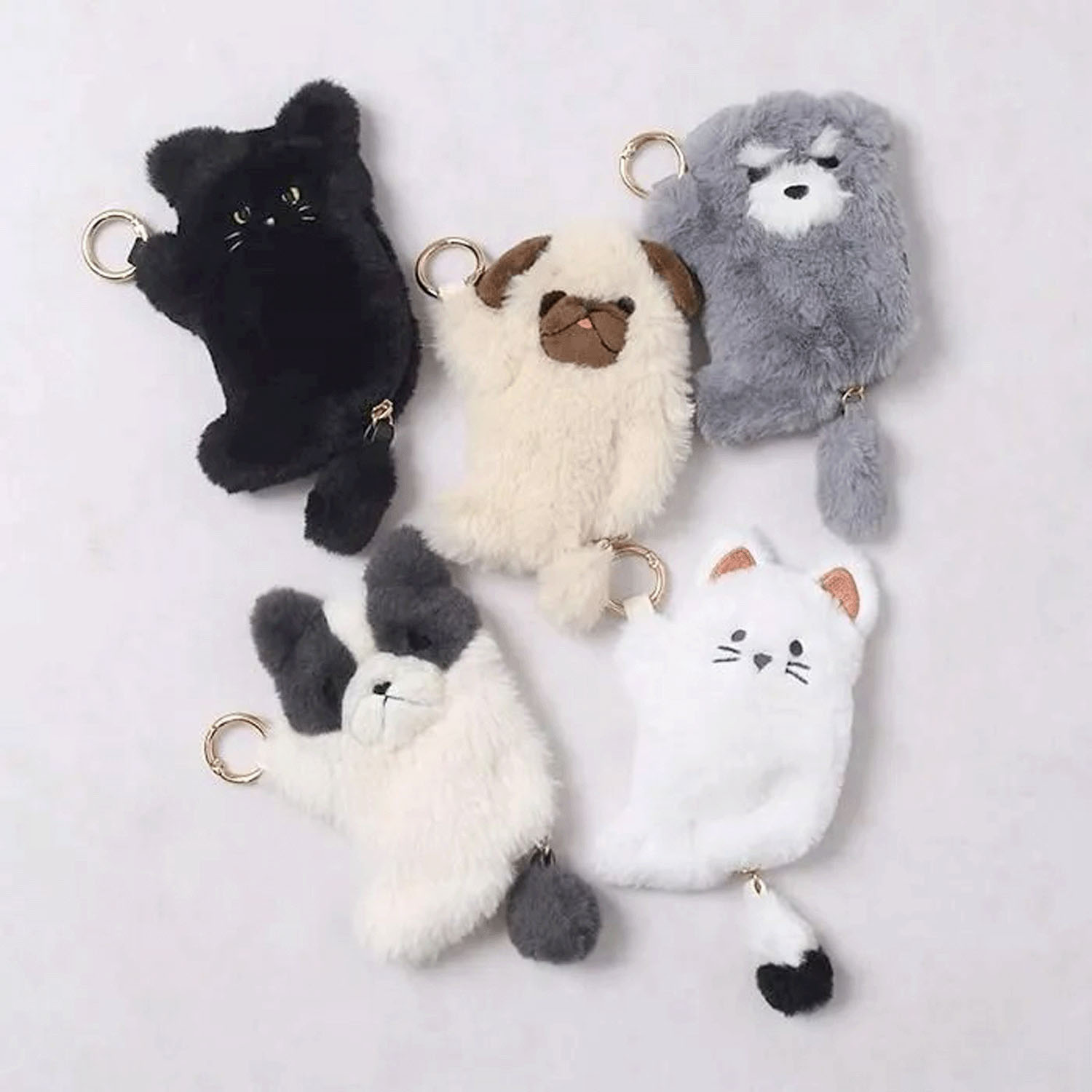 もふもふアニマルマスコットポーチ - 画像1