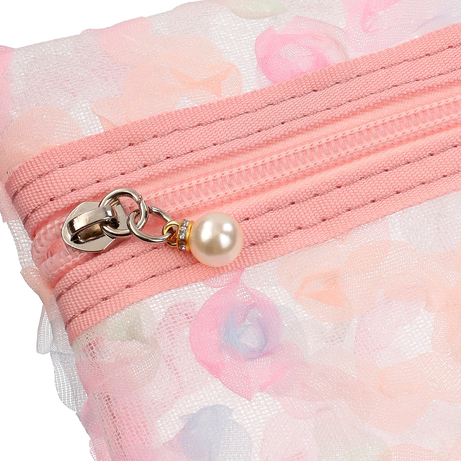 カラフルレーストリプルポーチ - 画像4