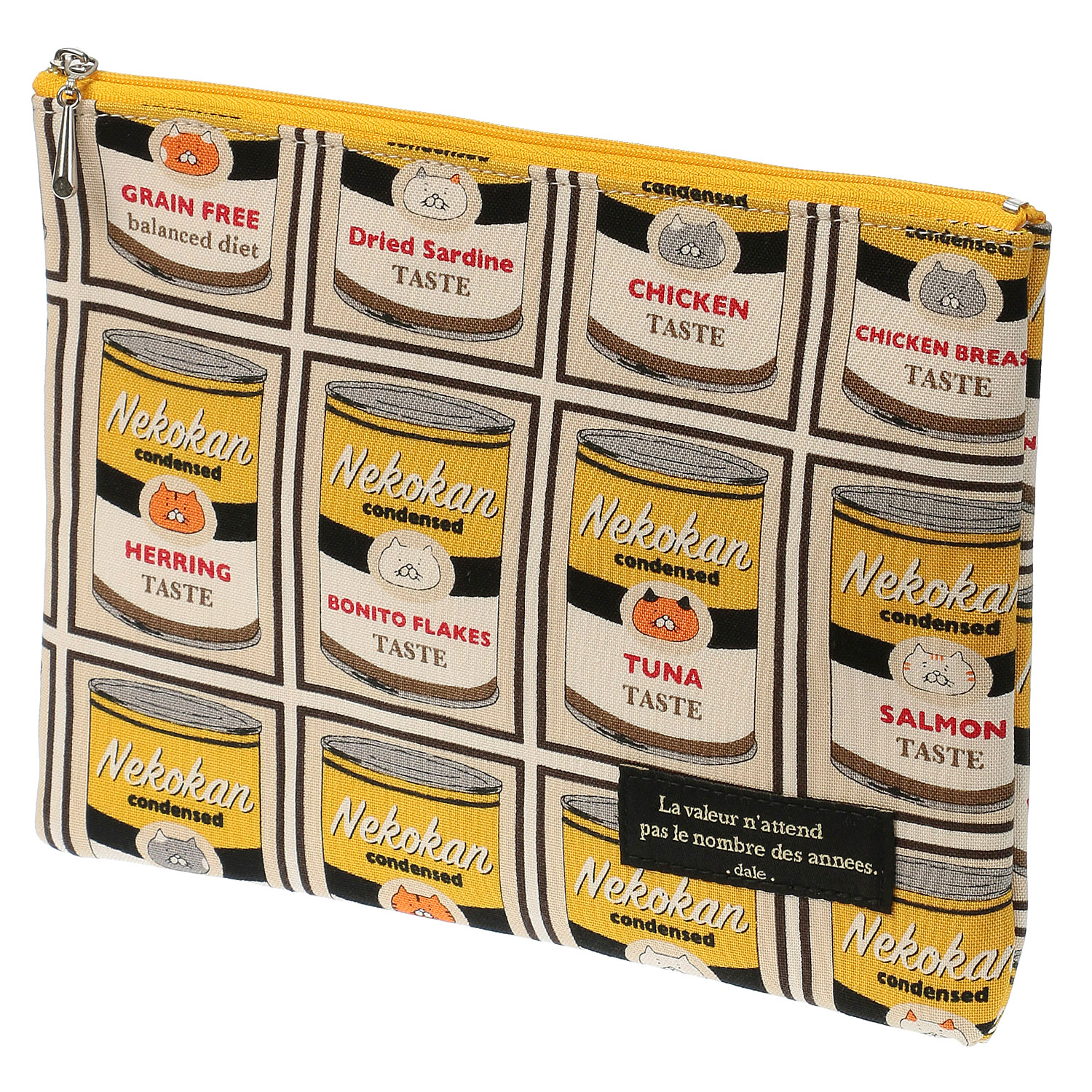 デール 猫缶フラットポ－チ - 画像3