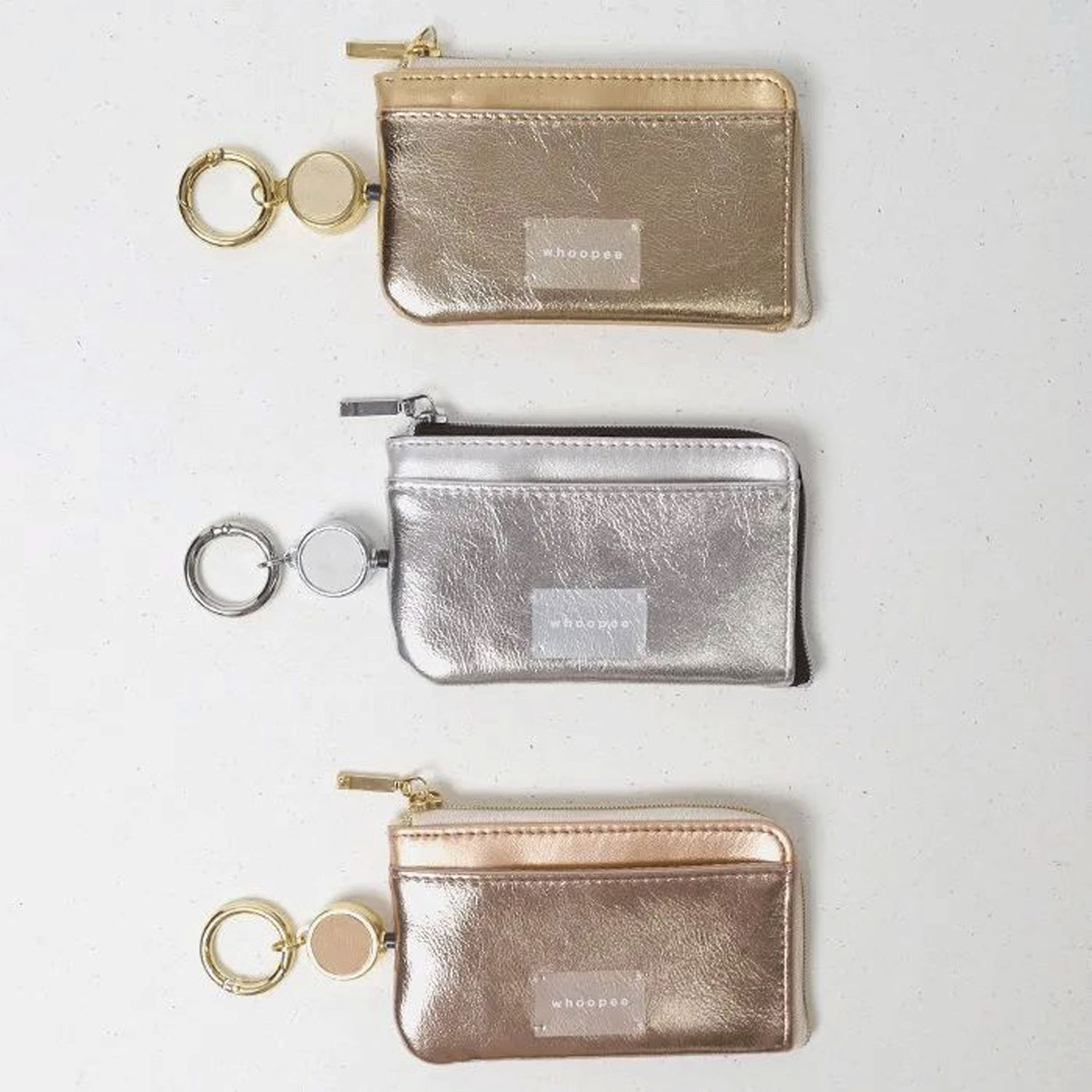 メタリックカラー キーポーチ - 画像1