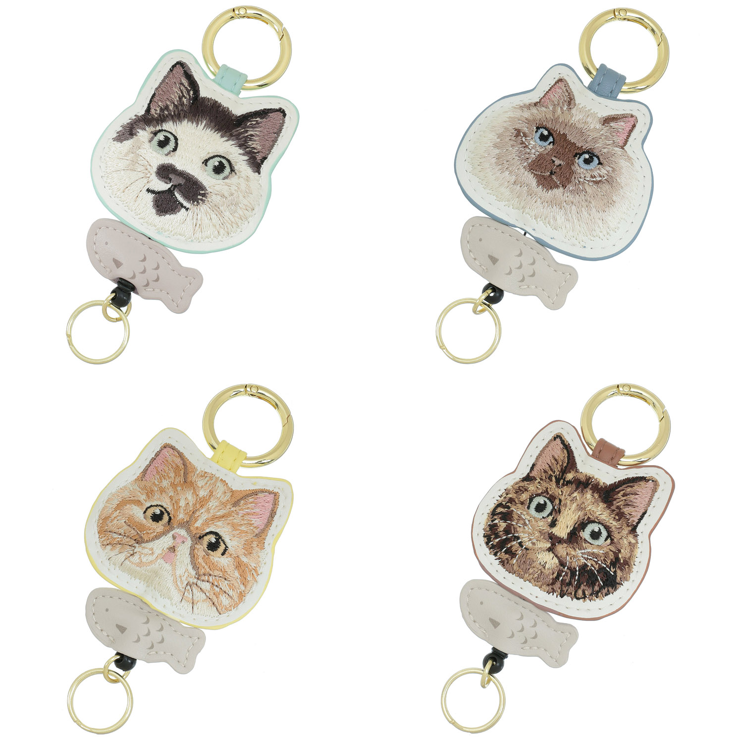 キャット リール付キーホルダー - 画像2