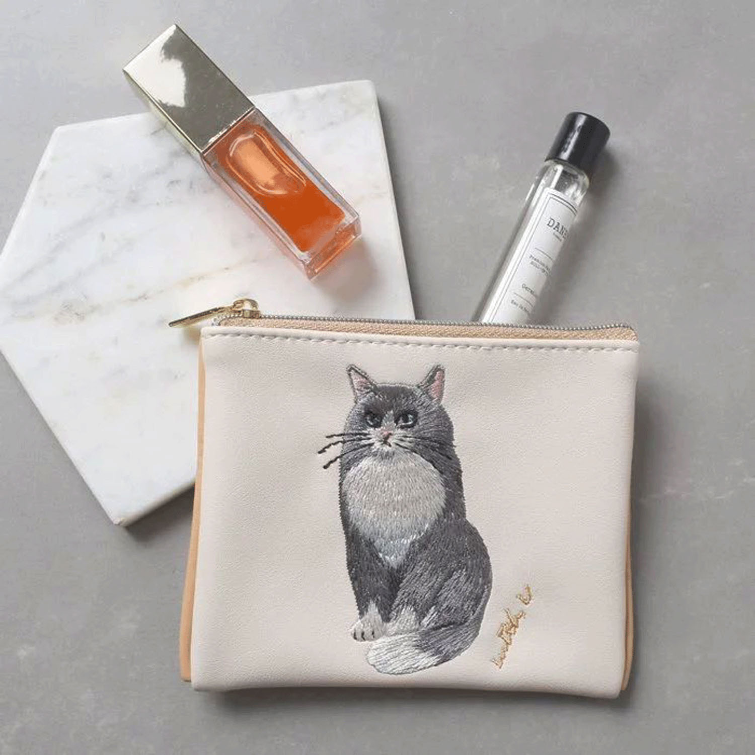 CAT CHARITY ミニフラットポーチ - 画像6