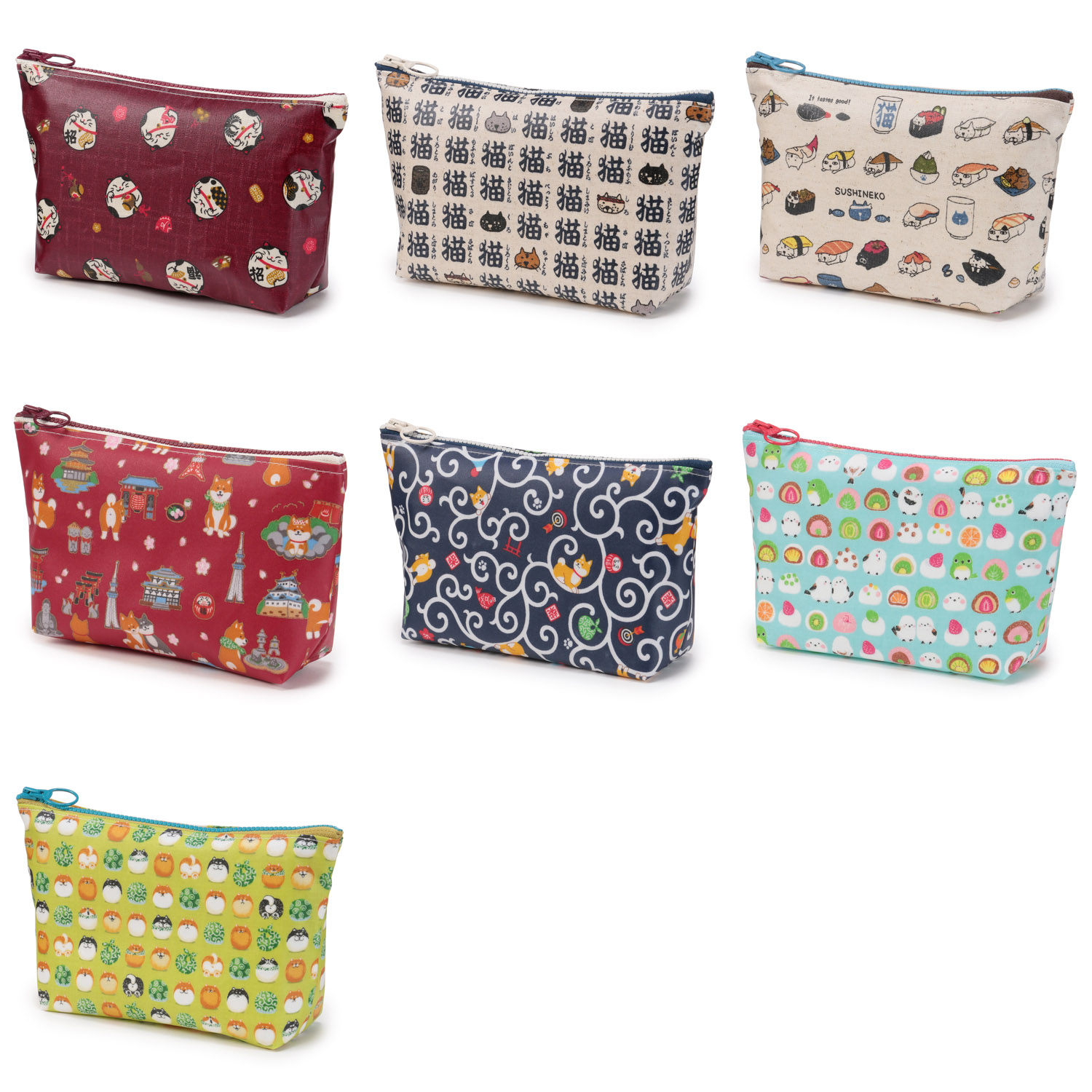 【日本製】和柄マルチポーチ M - 画像1