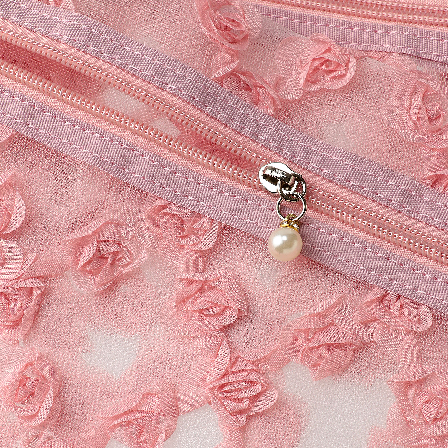 メッシユ フラワーチュールポーチ3点セット - 画像5