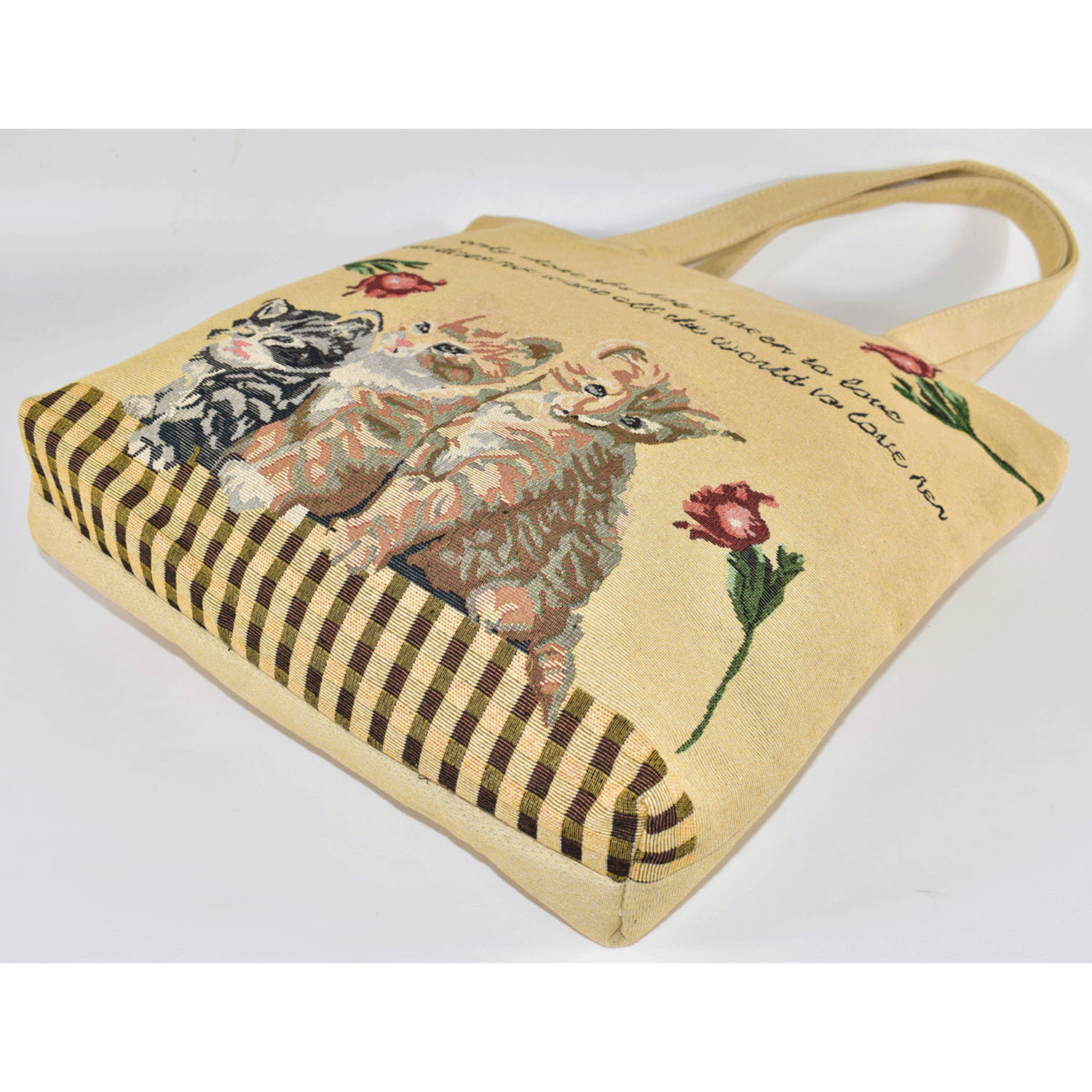 猫ゴブラントートバッグ - 画像7