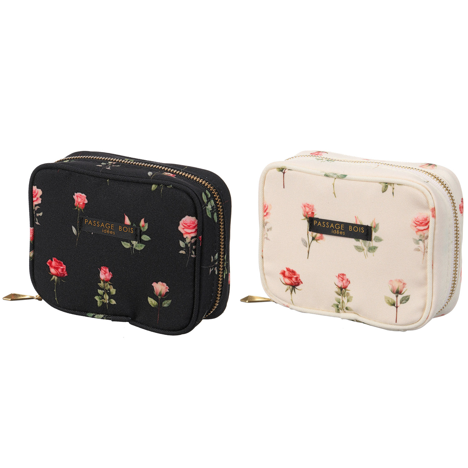 【日本製】 薔薇柄ミニティッシュポーチ