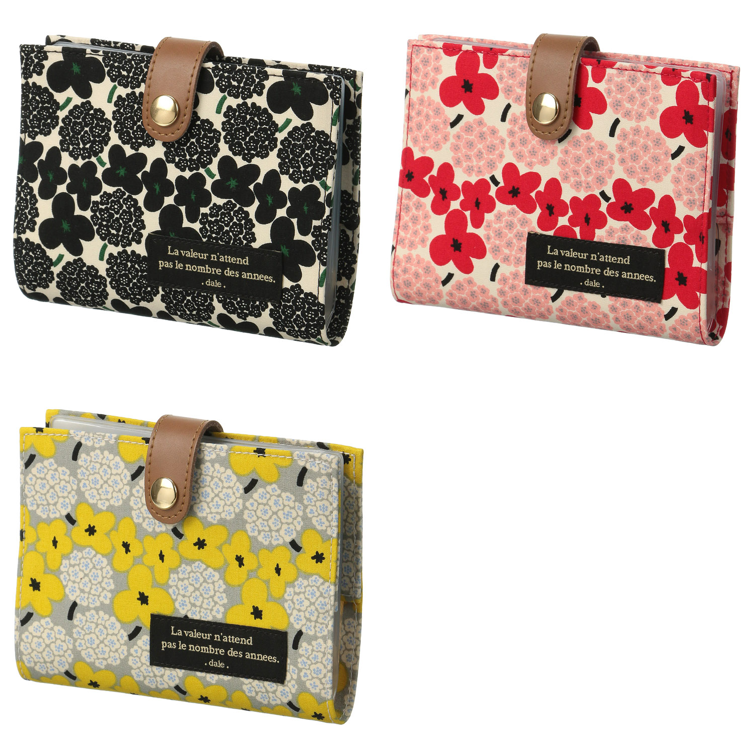 デール ミニブーケ柄カードケースL - 画像1