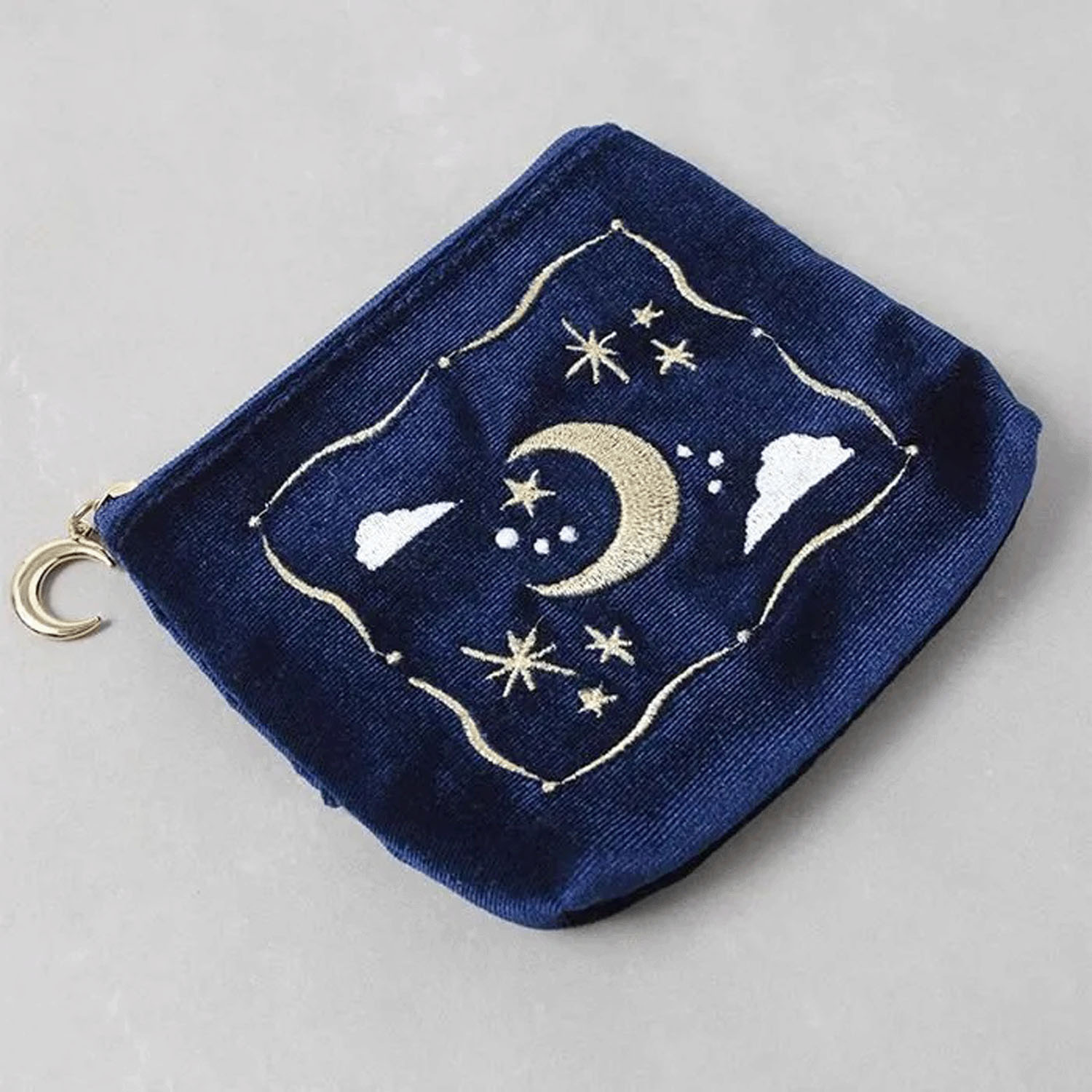 ベロア＆ラメ フラットポーチ（ティッシュポーチ） - 画像6