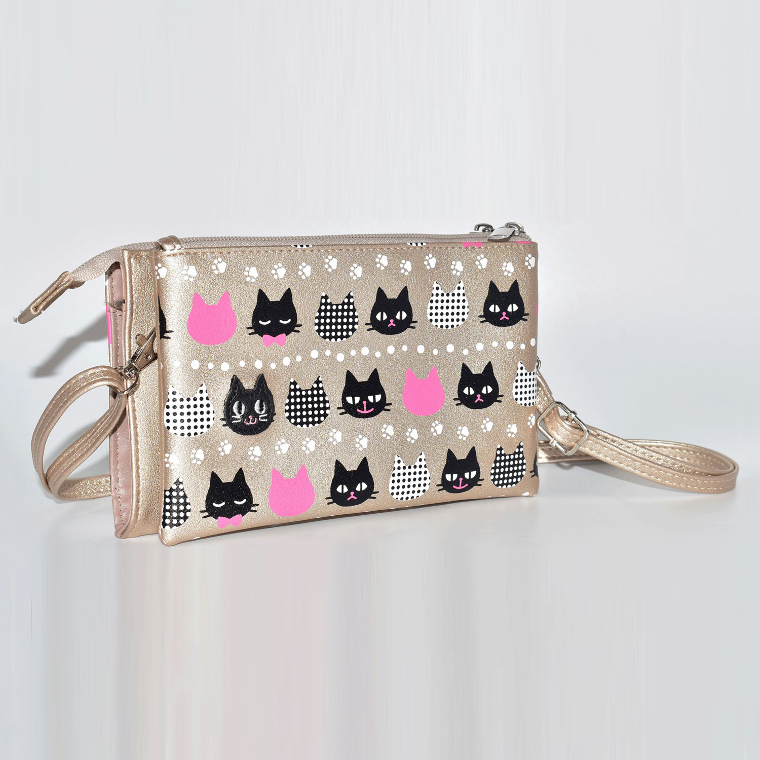 ネコ お財布ショルダー - 画像3