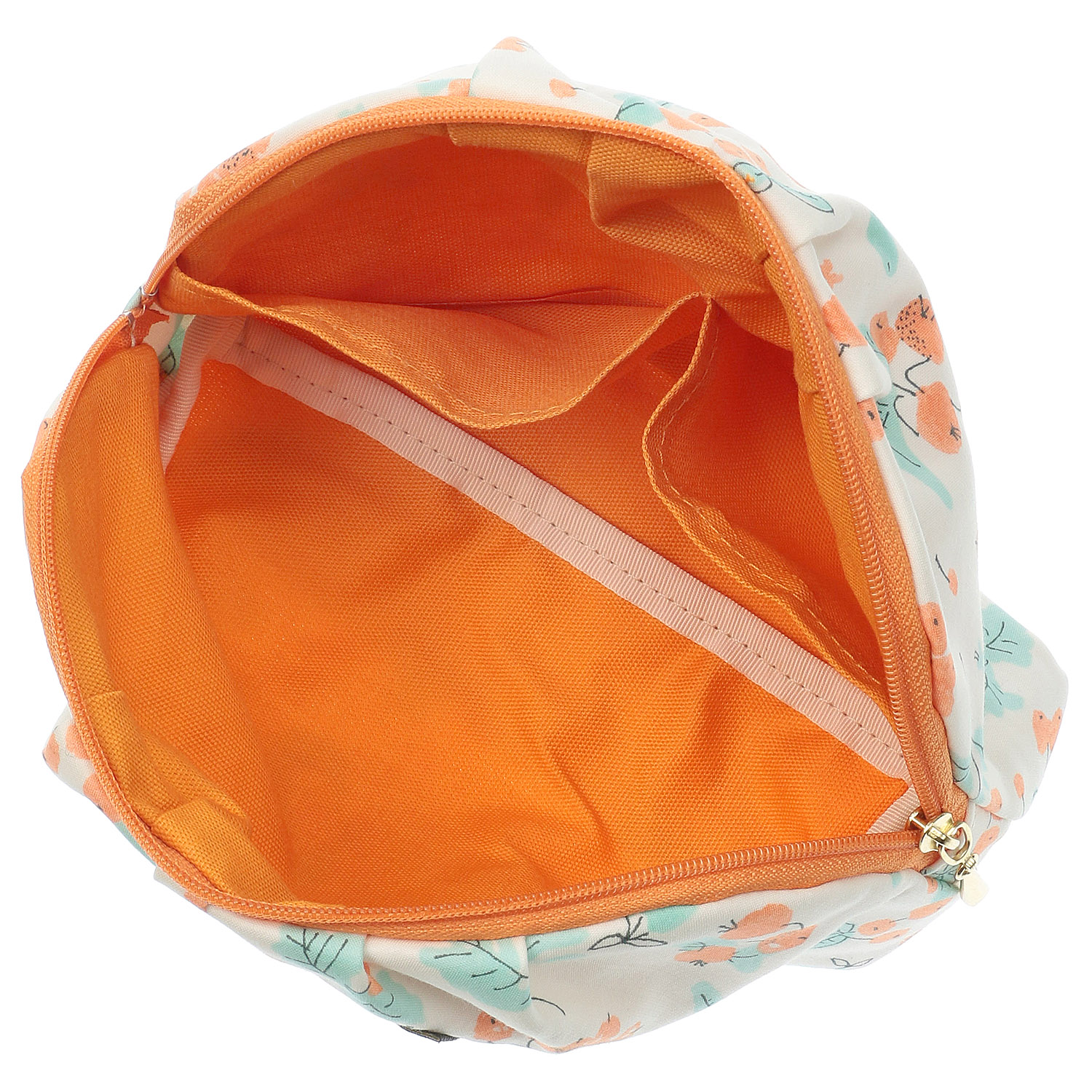 デール 果実柄ギャザーポーチ - 画像4