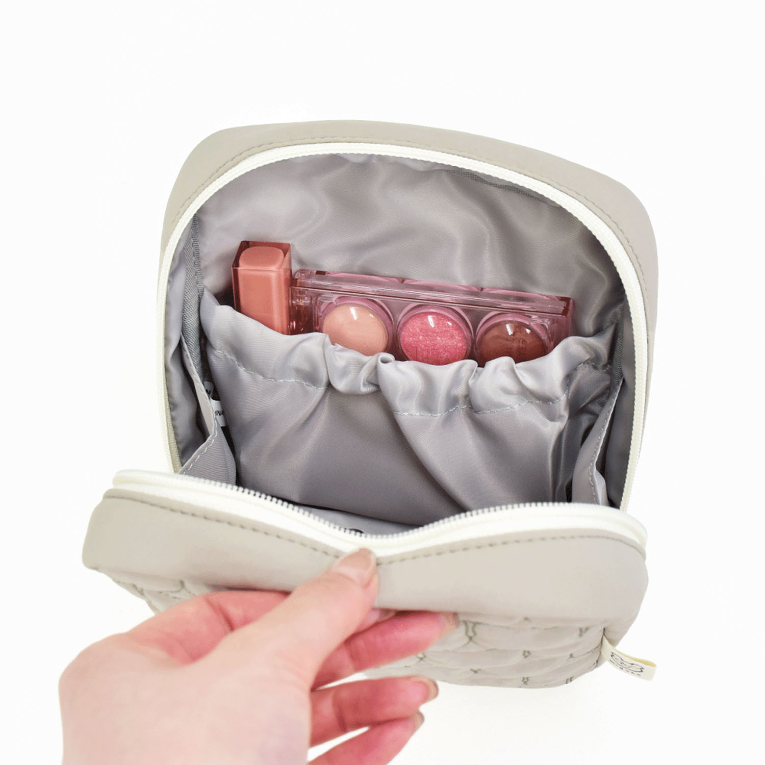 モチーフキルト 収納上手なポーチ - 画像4