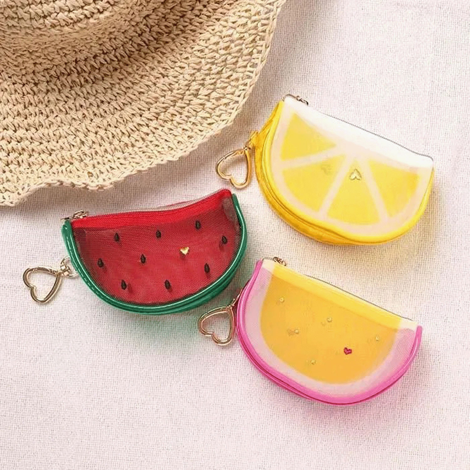 フルーツ メッシュポーチ - 画像1