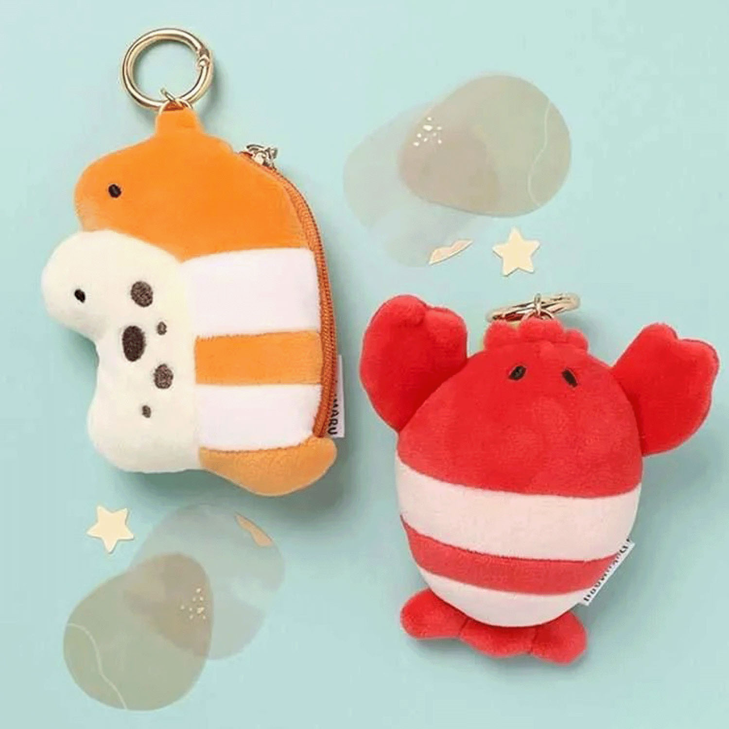 プクマル 海の生き物ミニチャームポーチ - 画像1