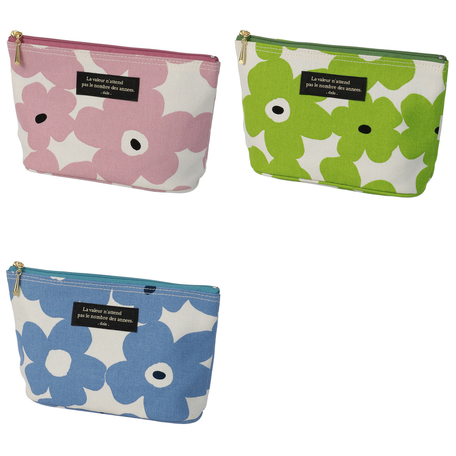 デール ビッグフラワーポーチ