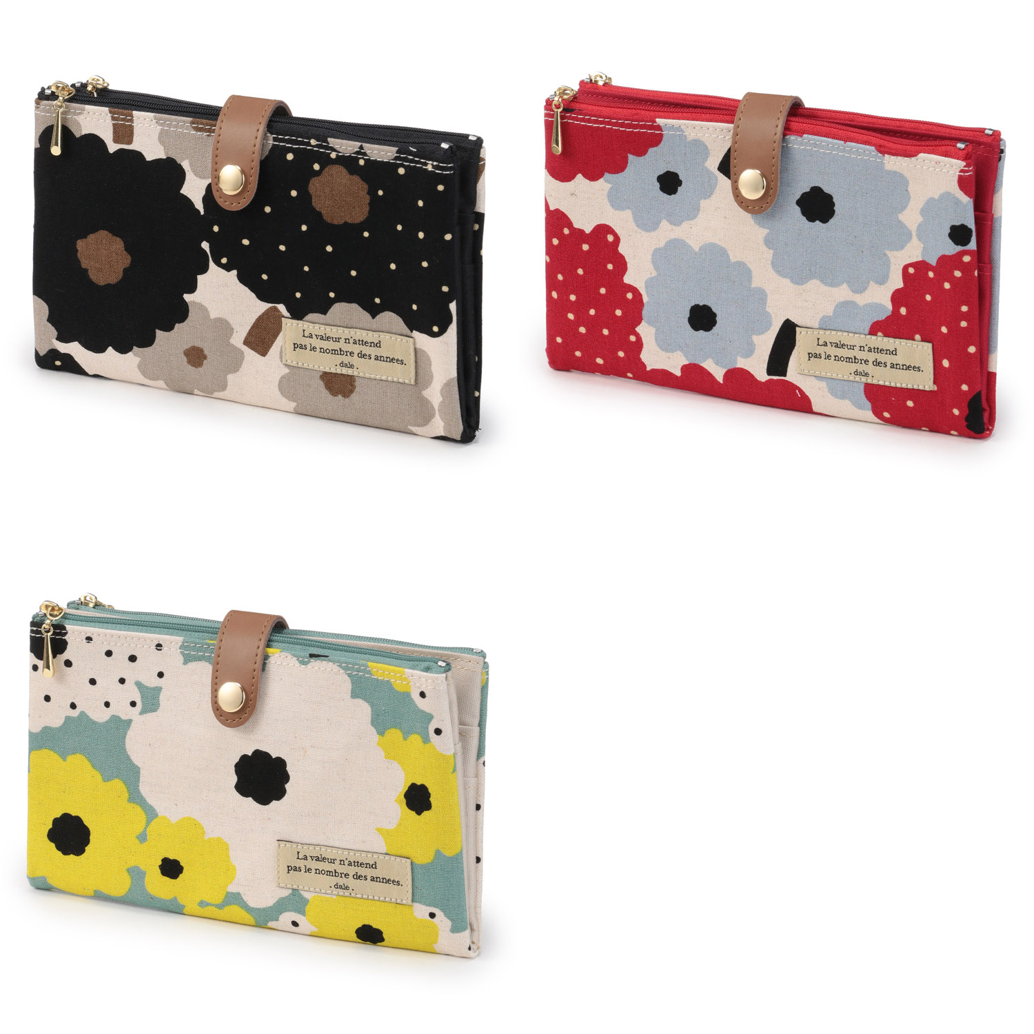 デール 北欧風花柄フリーケース - 画像1