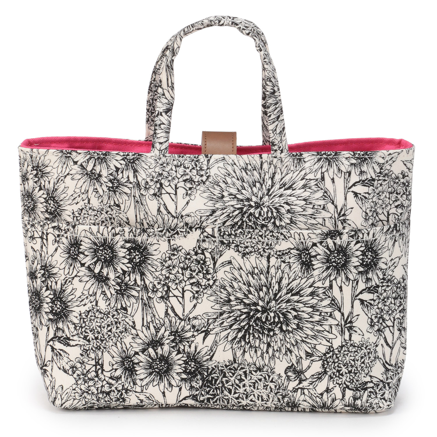 デール ラインドローイングフラワー インナ－ポーチ - 画像3