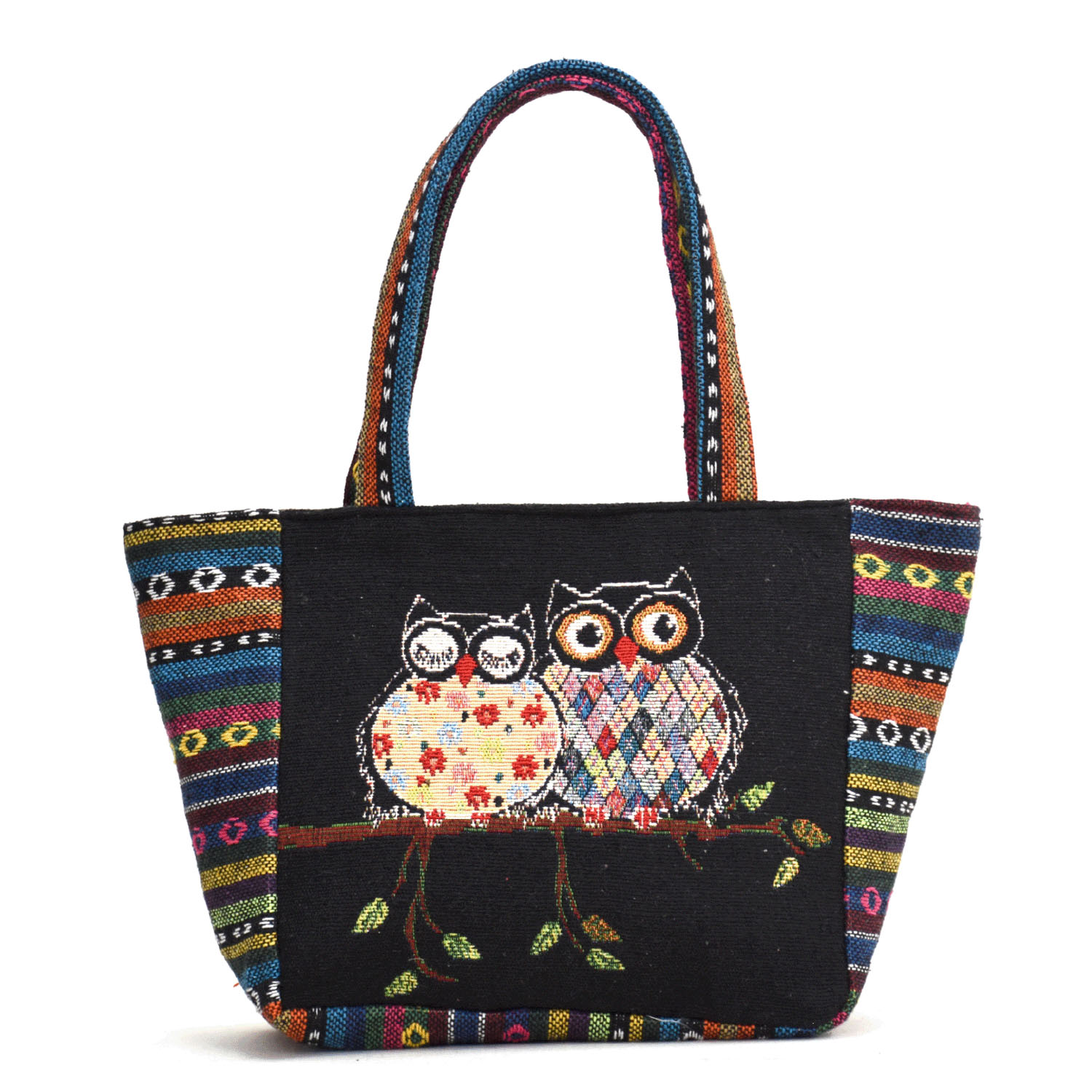 フクロウ ゴブランカジジュアルバッグ - 画像5