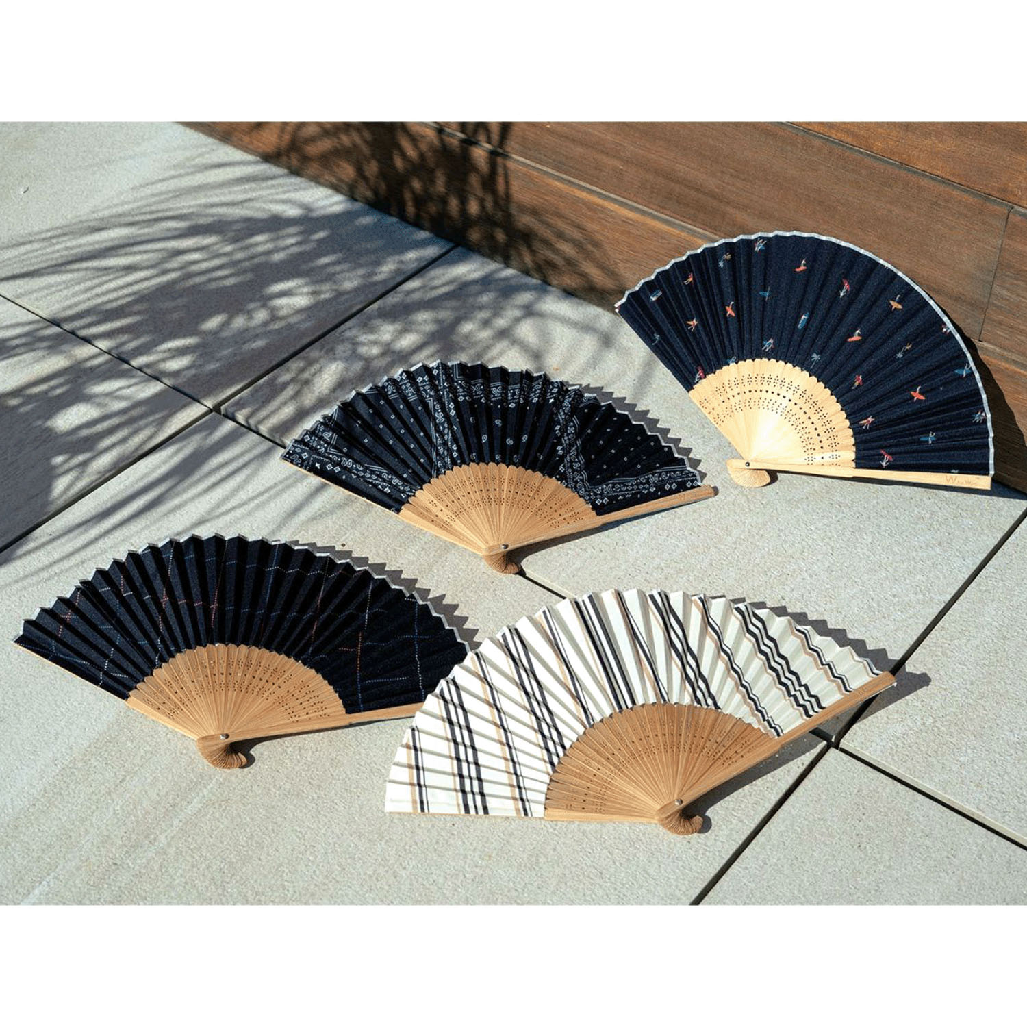 Wpcユニセックス扇子