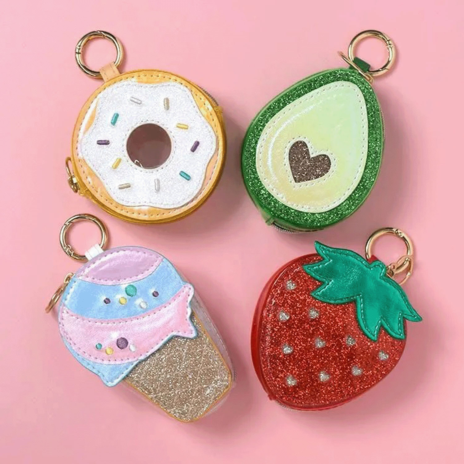 クリアラメポーチ