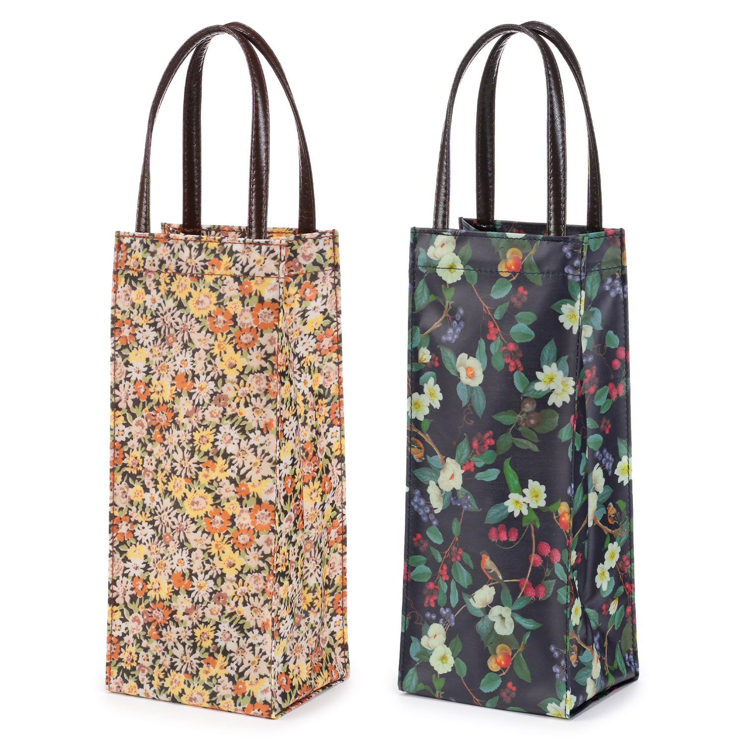 【日本製】 花柄ボトルケース - 画像1