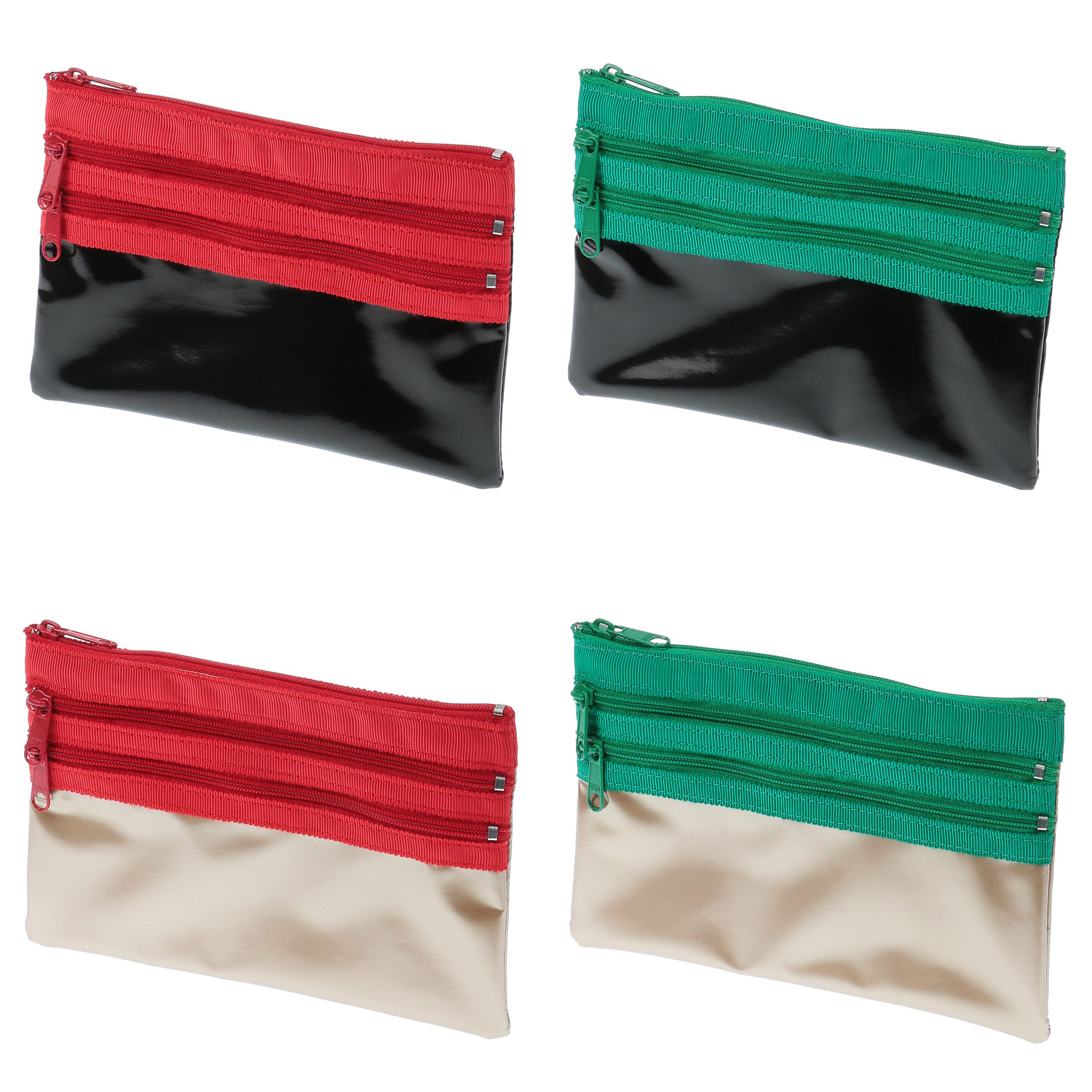 【ロワール】3段ポーチMサイズ 横長 - 画像1