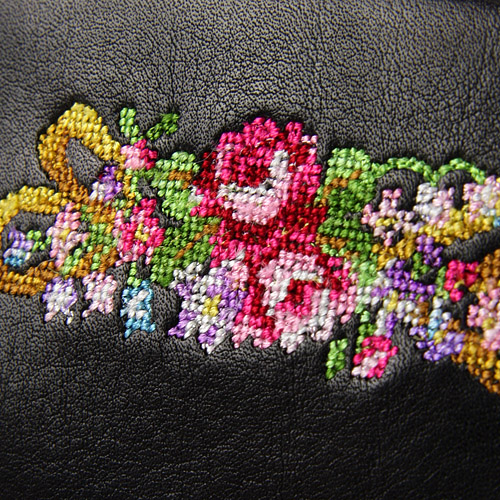 【日本製】 夢詩集 鏡付き押し口ポーチ - 画像5