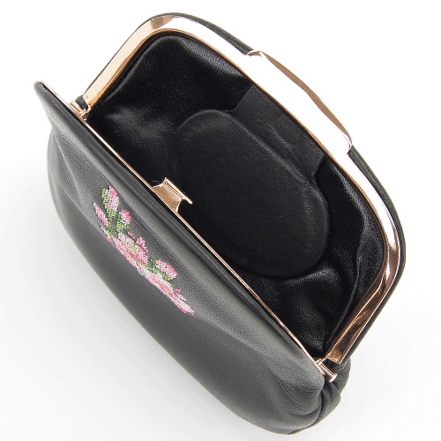 ＊5月1日より価格改定 【日本製】 夢詩集 鏡付き押し口ポーチ桜 - 画像3