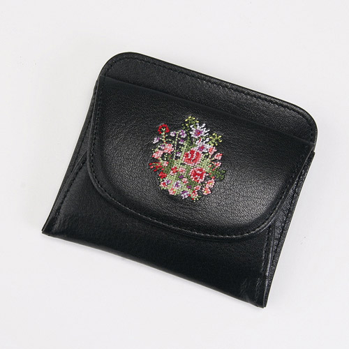 【日本製】夢詩集 オープン式単札入れ