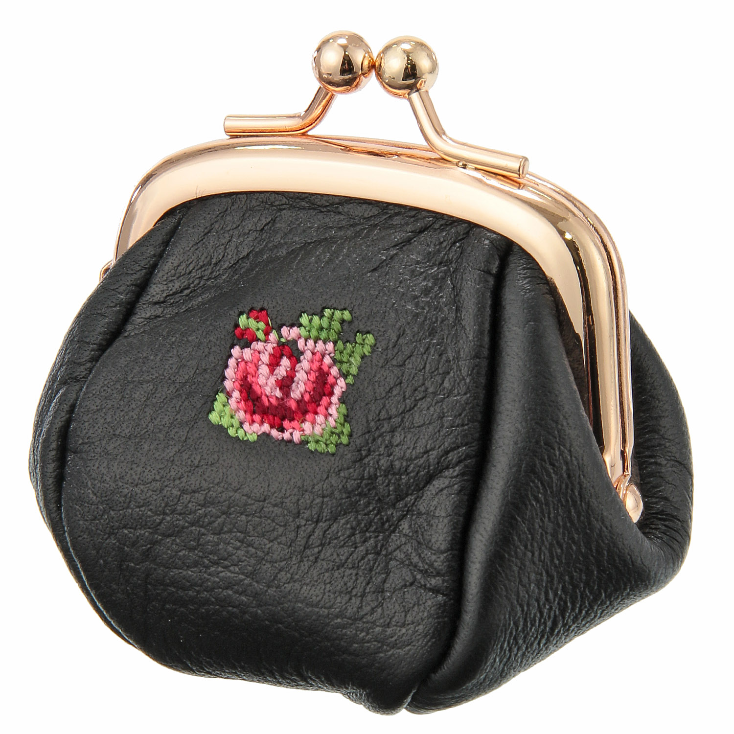 【日本製】 夢詩集ベルフルール ミニガマ口財布 - 画像2