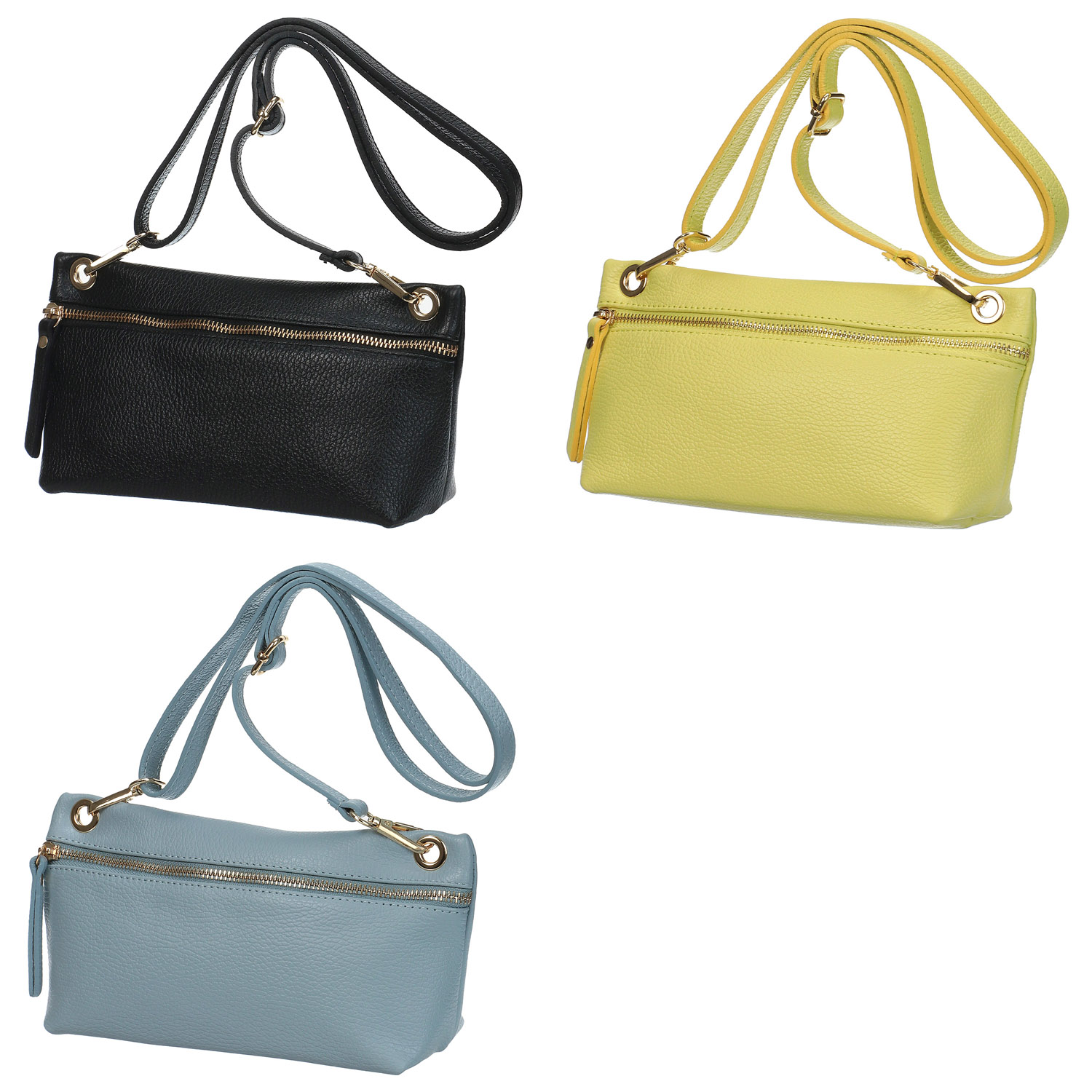 M Rose 牛革ショルダーバッグ