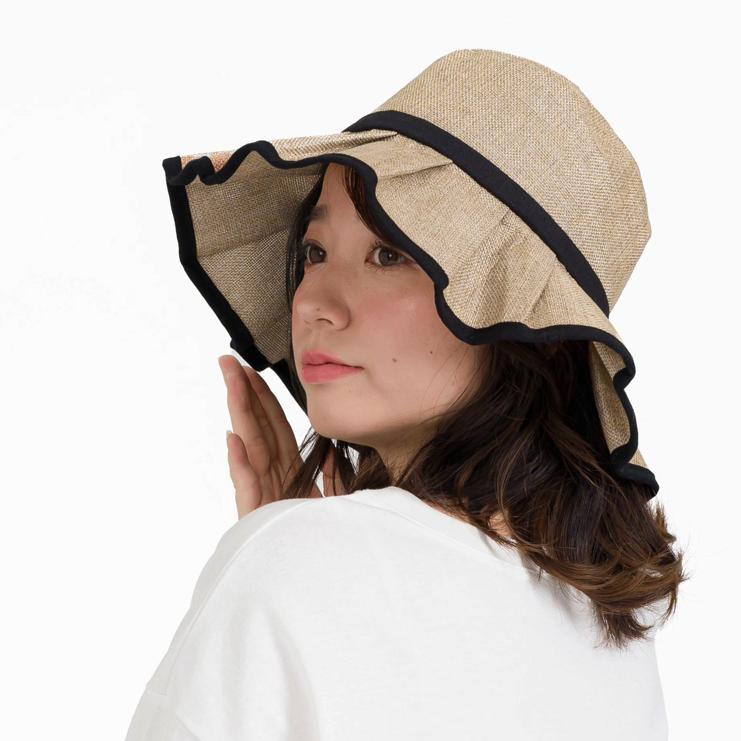 ポリジュートフリルHAT - 画像1