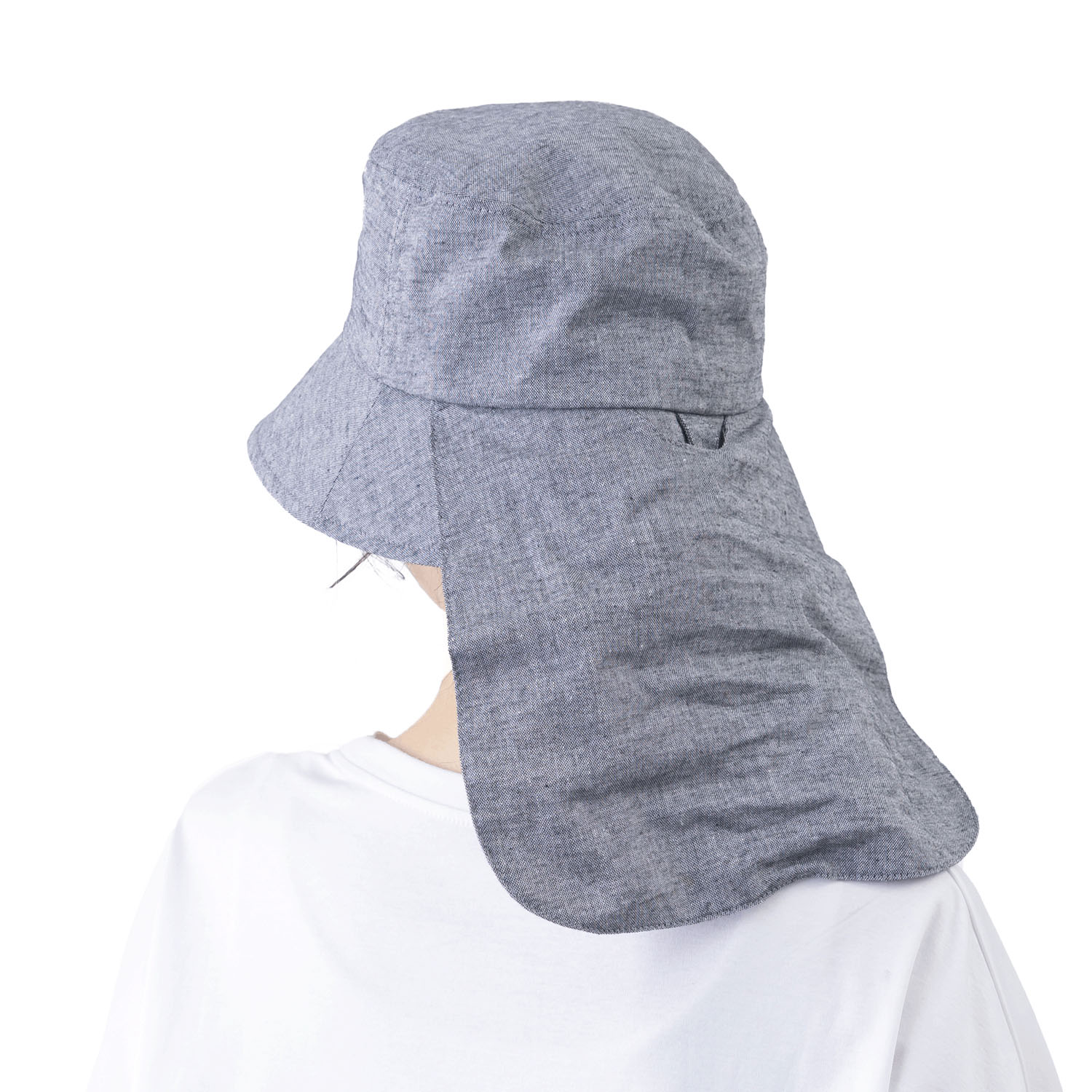UVネックカバー付バケットHAT - 画像6